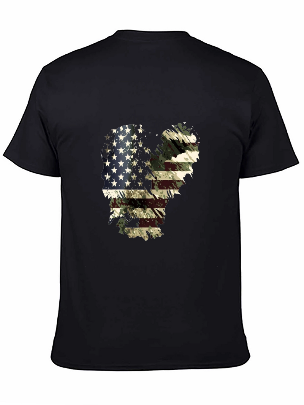 American Flag Camo Graphic T-Shirt