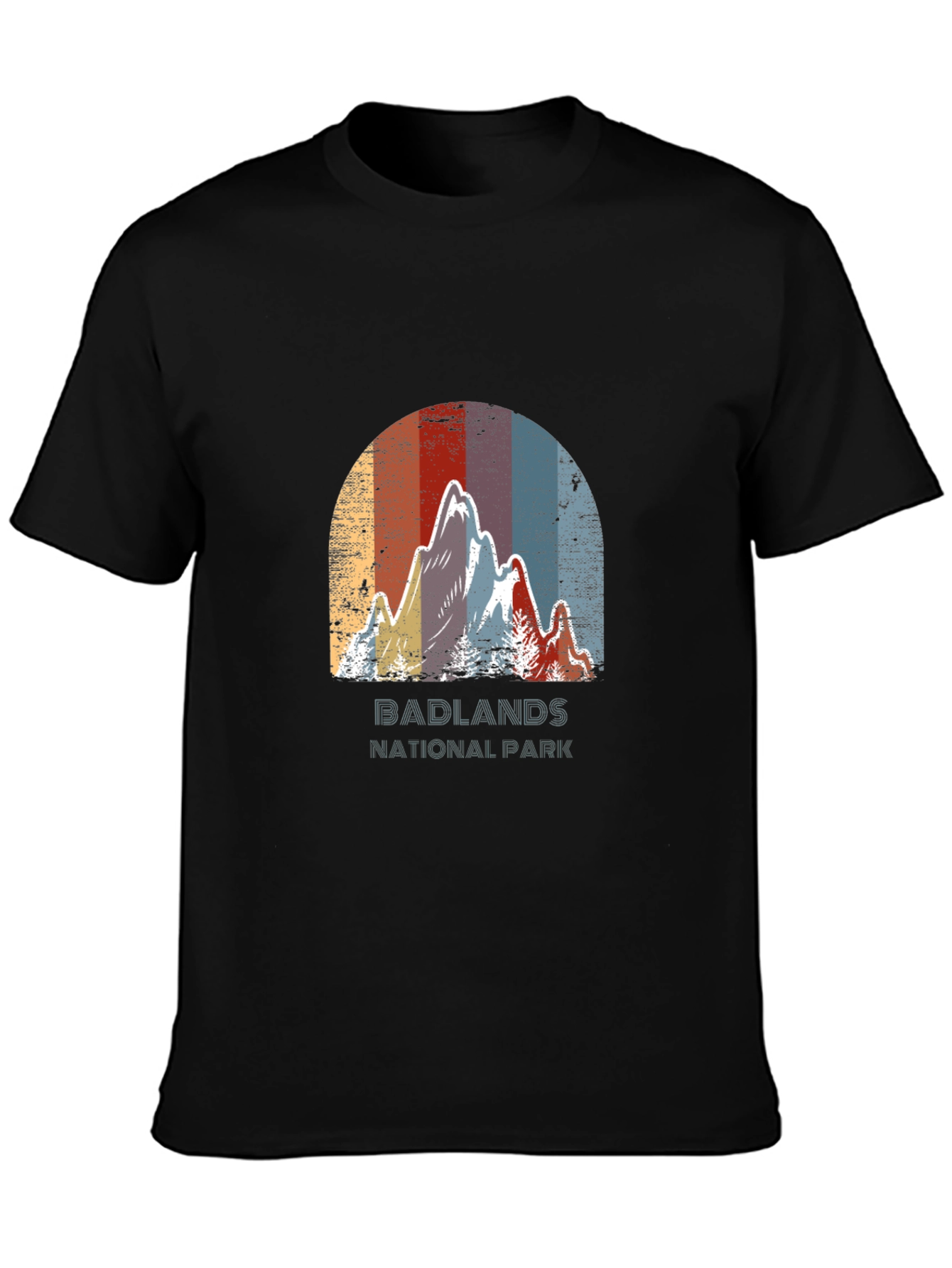 Badlands National Park Retro Graphic Tee