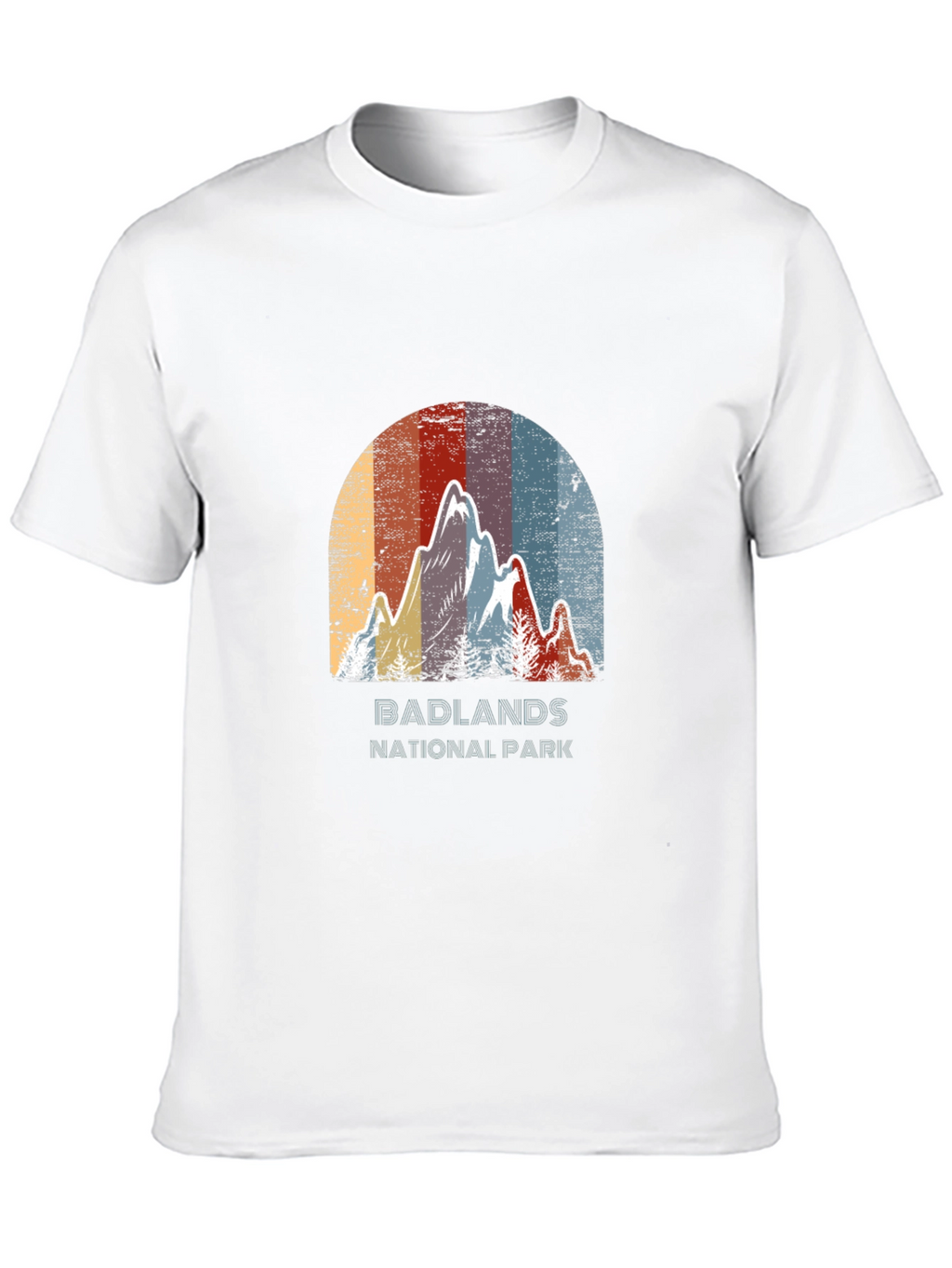 Badlands National Park Retro Graphic Tee