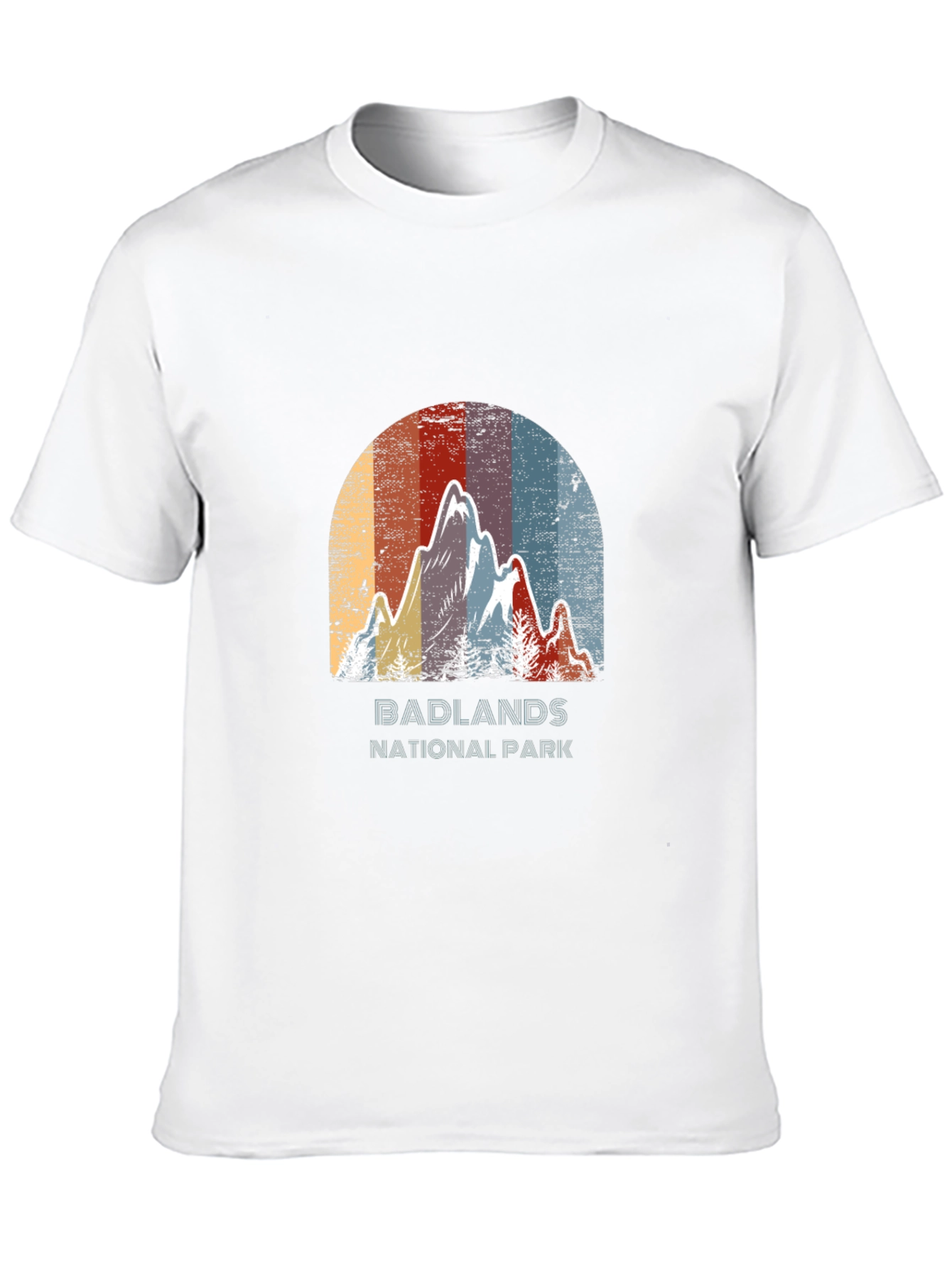 Badlands National Park Retro Graphic Tee