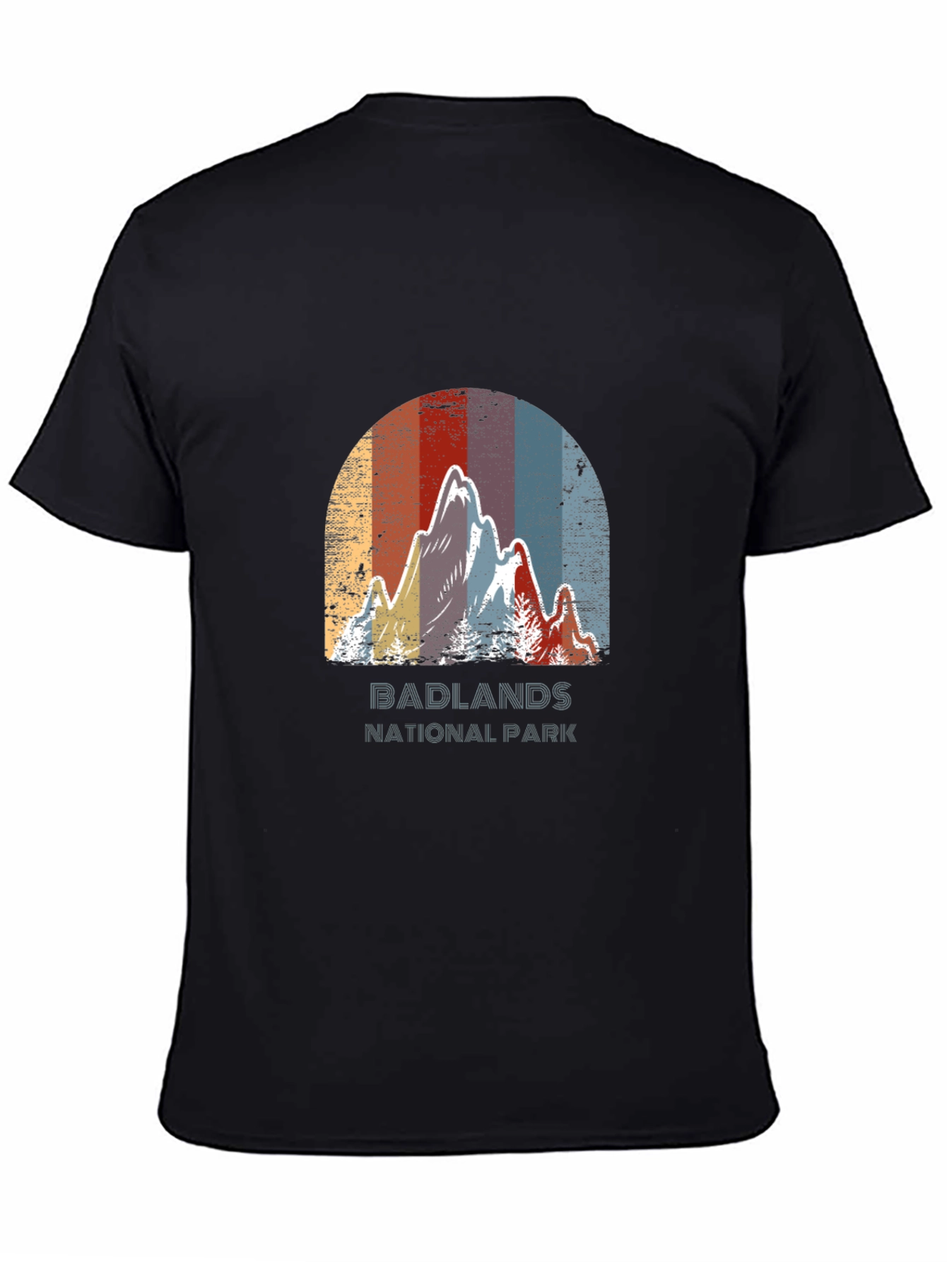 Badlands National Park Retro Graphic Tee