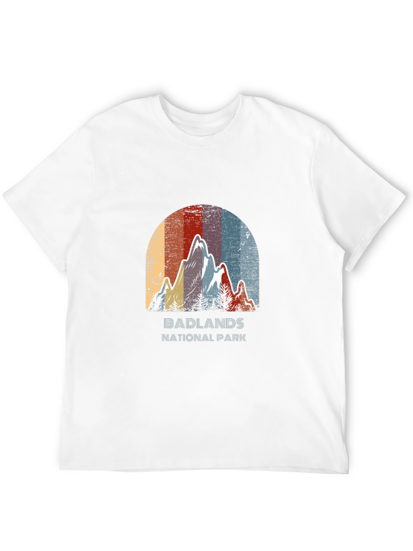Badlands National Park Retro Graphic Tee