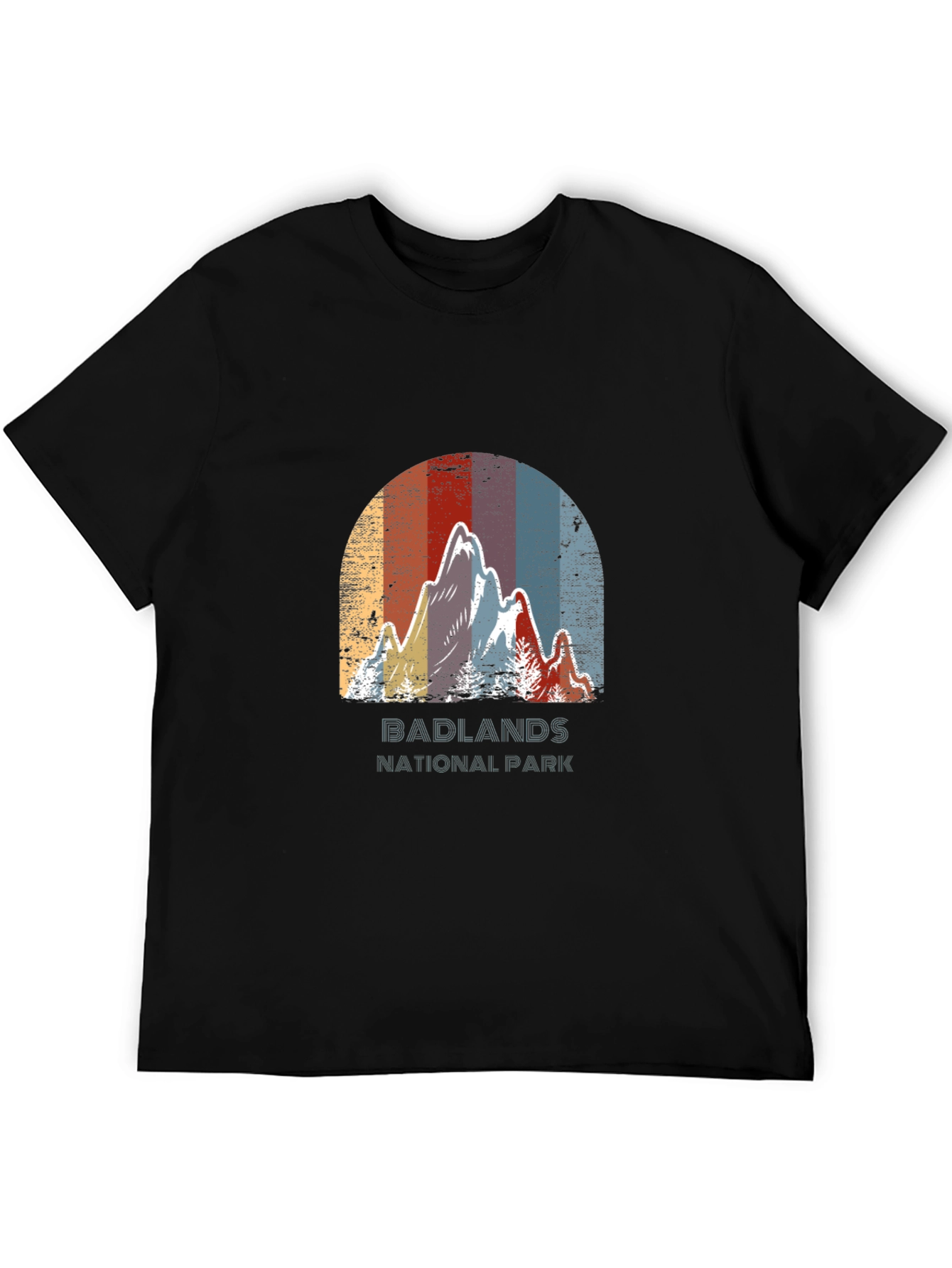 Badlands National Park Retro Graphic Tee