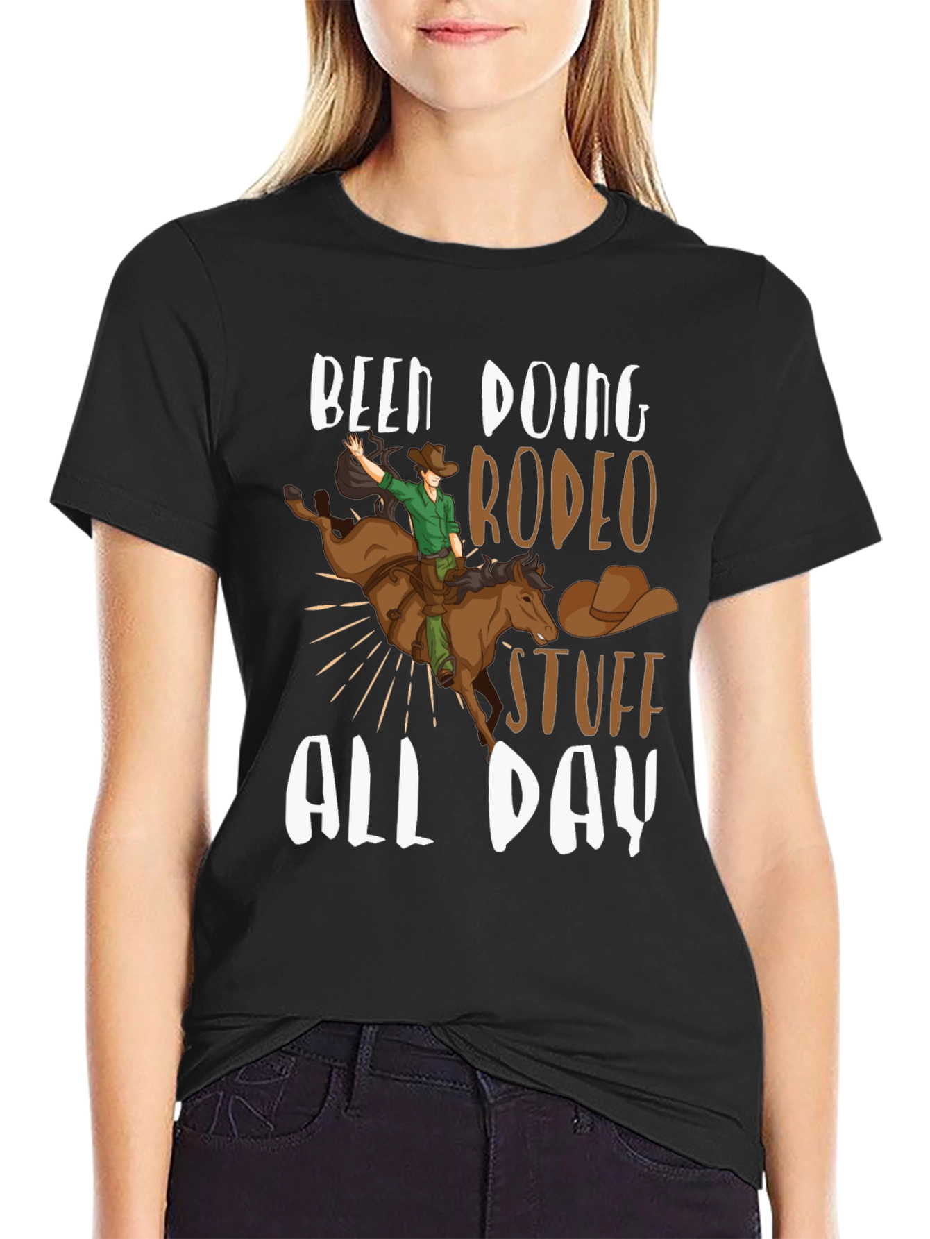 Been Doing Rodeo Stuff All Day T-Shirt
