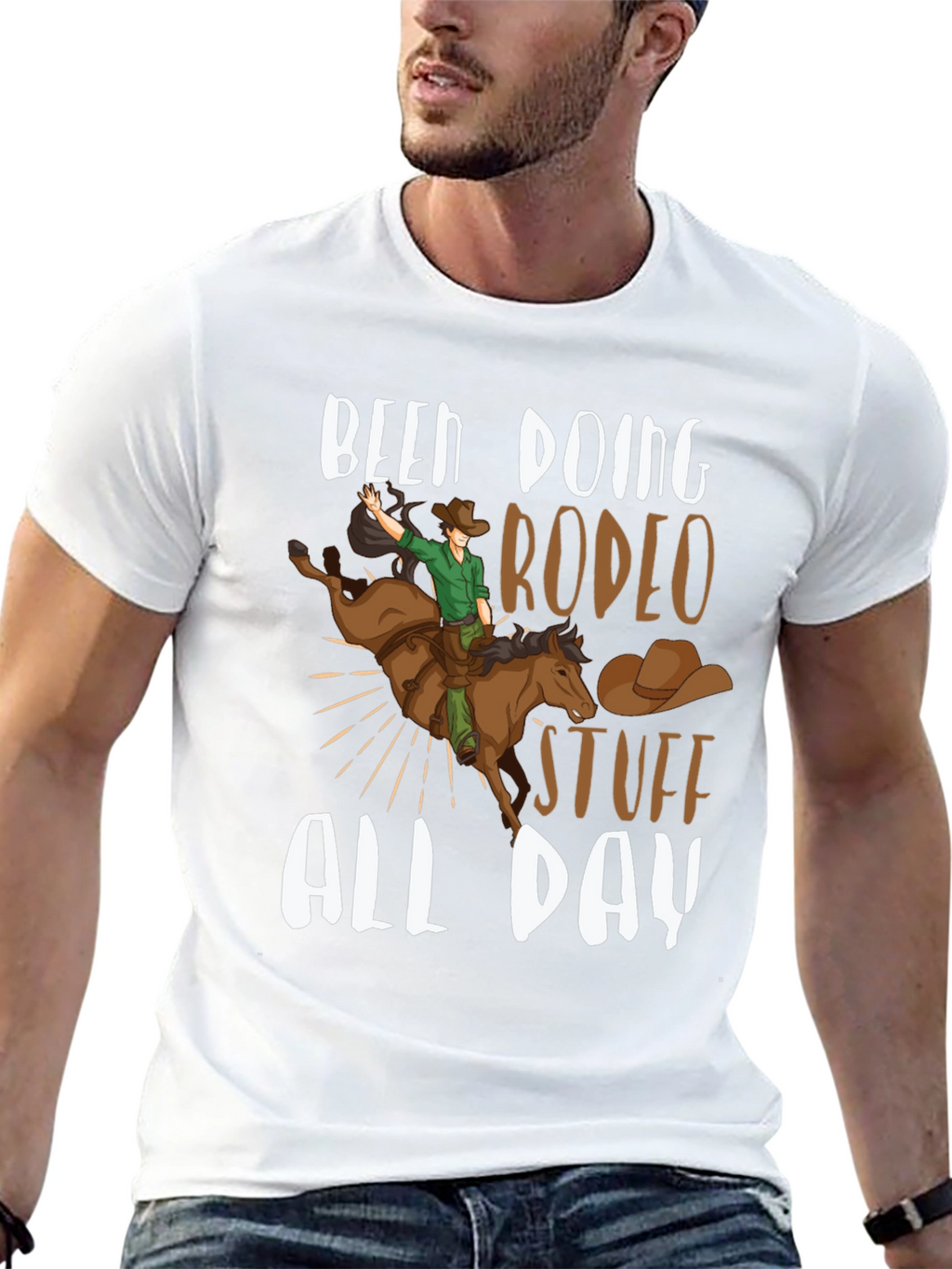 Been Doing Rodeo Stuff All Day T-Shirt