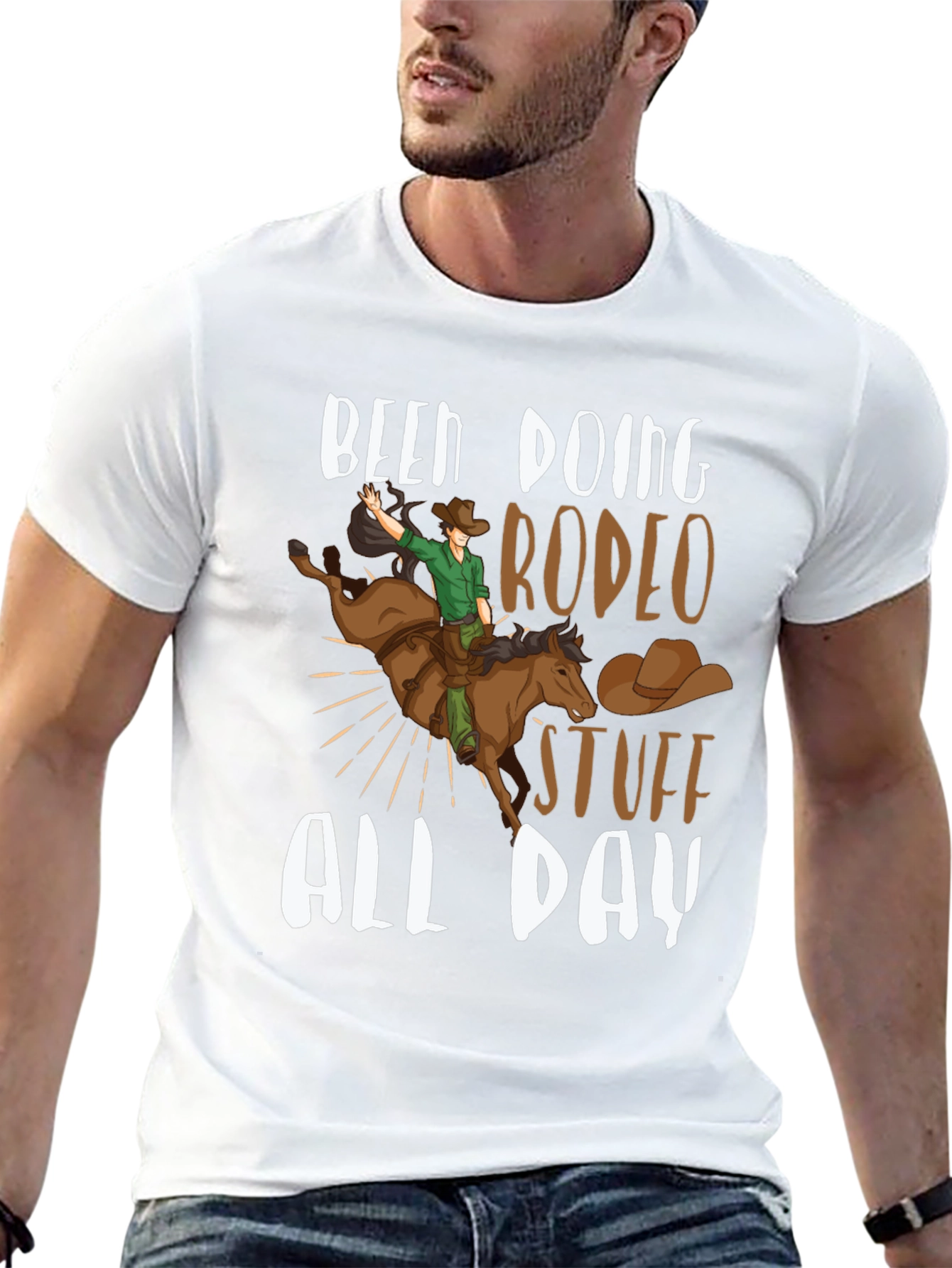 Been Doing Rodeo Stuff All Day T-Shirt