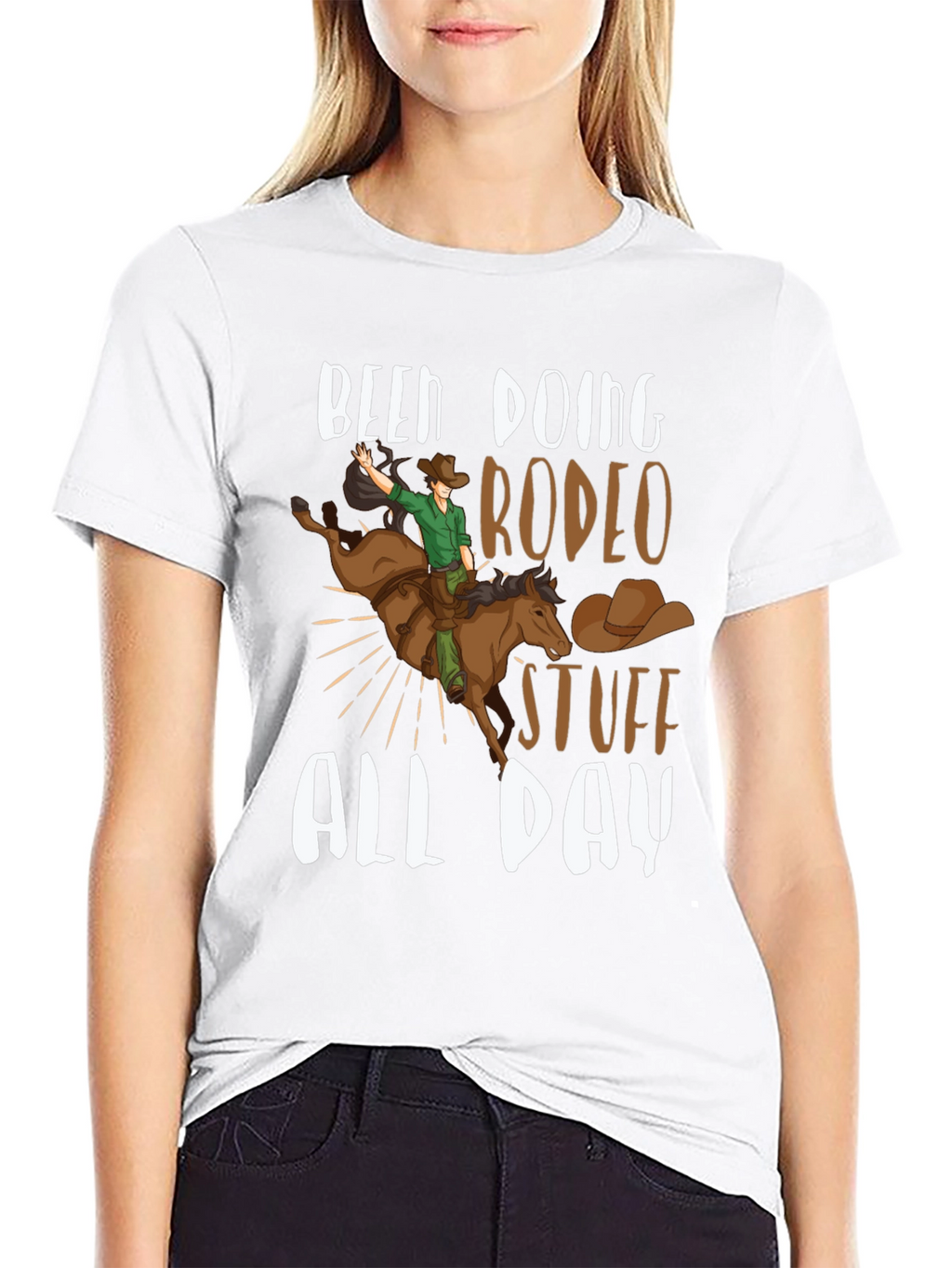 Been Doing Rodeo Stuff All Day T-Shirt