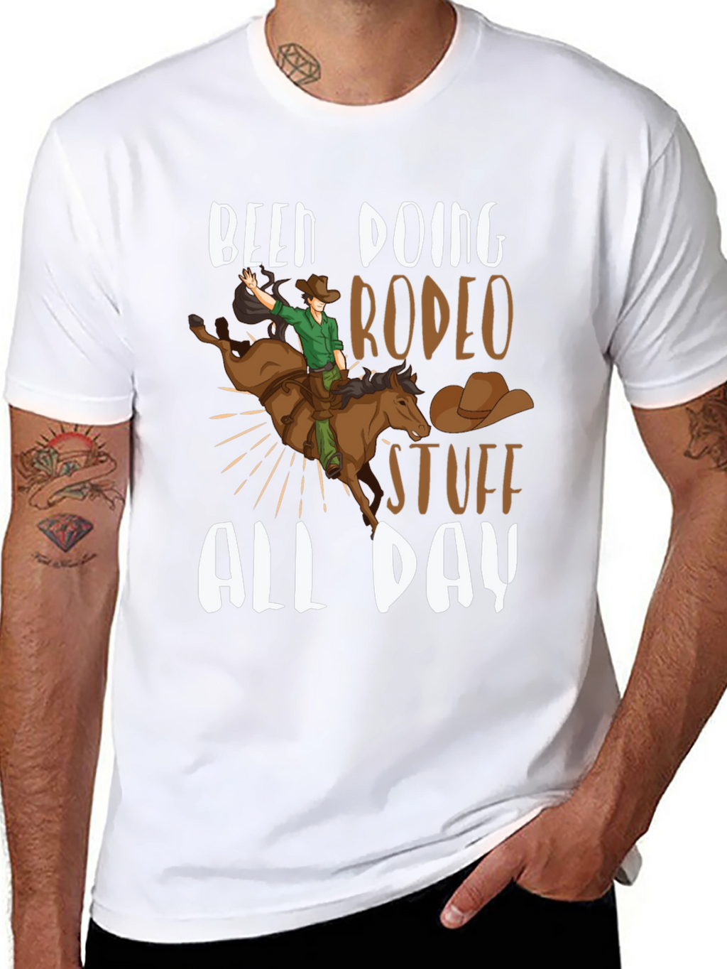 Been Doing Rodeo Stuff All Day T-Shirt