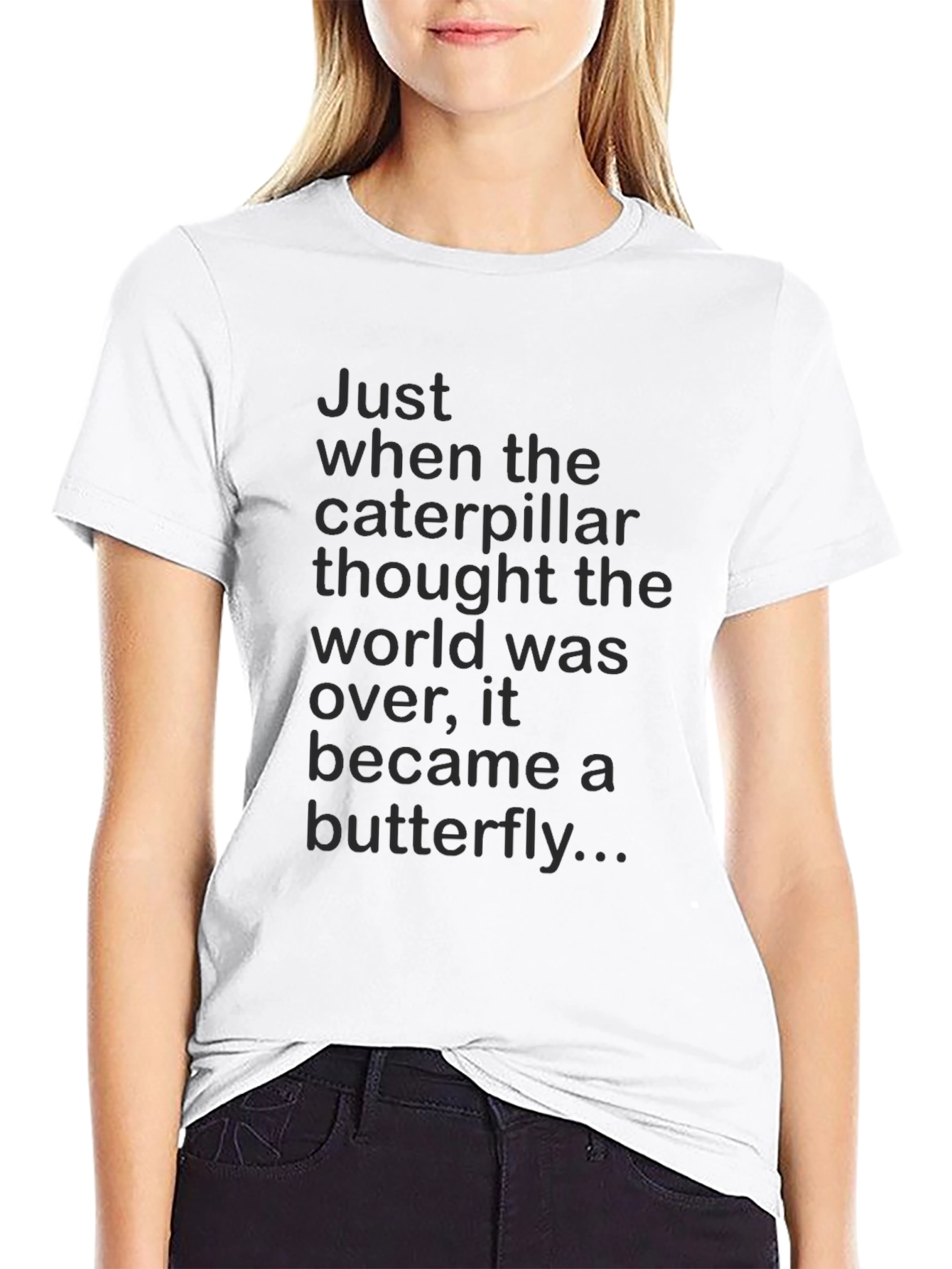 Butterfly Caterpillar Inspirational T-Shirt