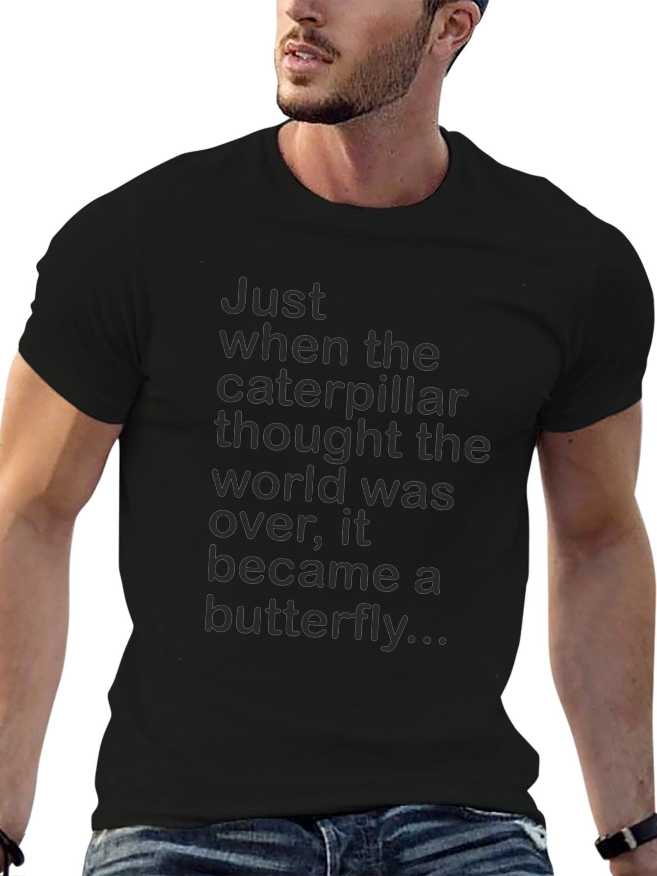 Butterfly Caterpillar Inspirational T-Shirt
