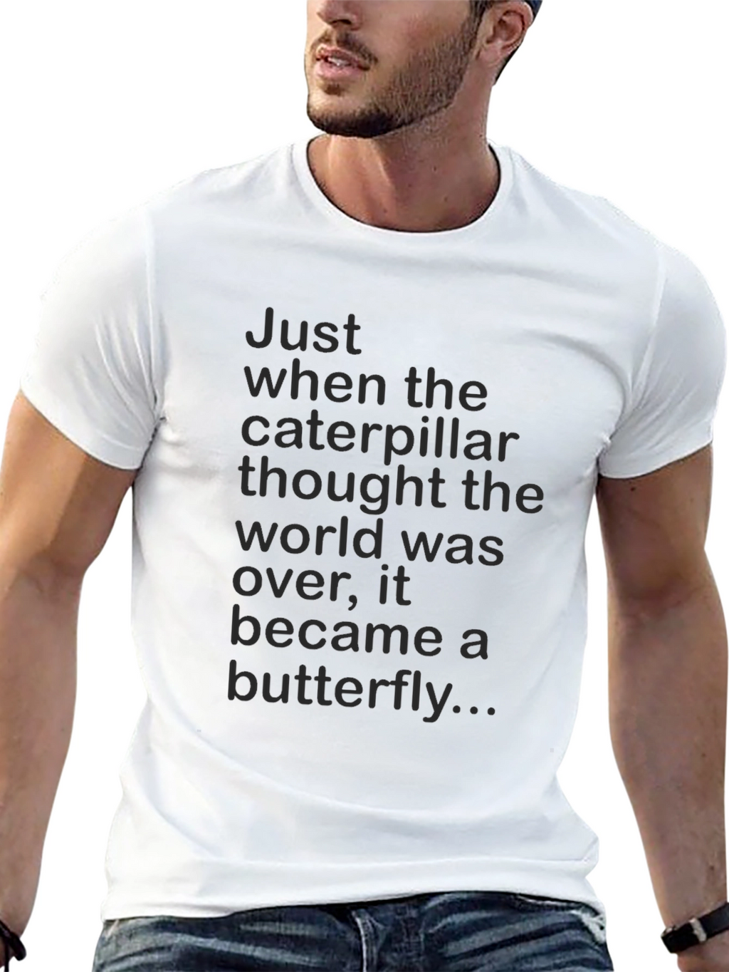 Butterfly Caterpillar Inspirational T-Shirt