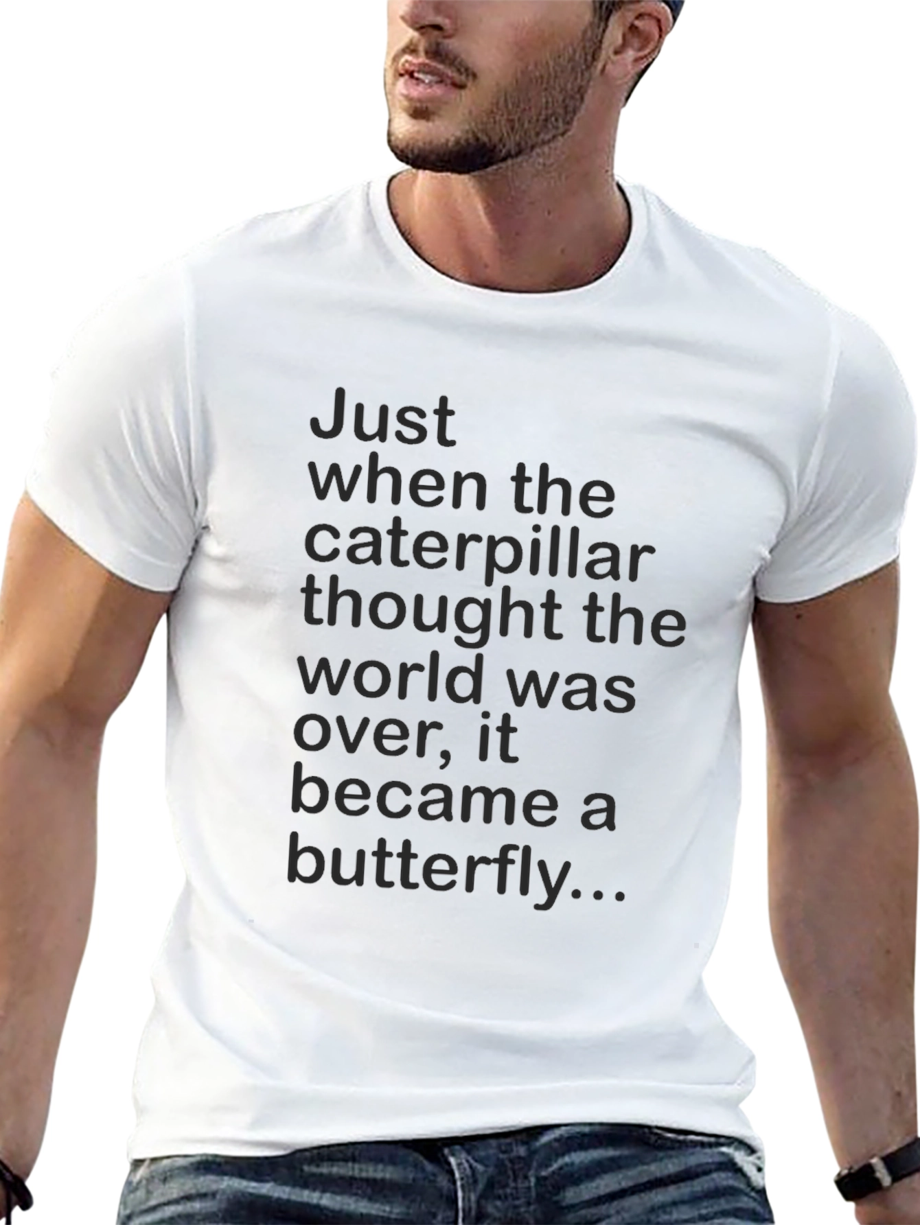 Butterfly Caterpillar Inspirational T-Shirt