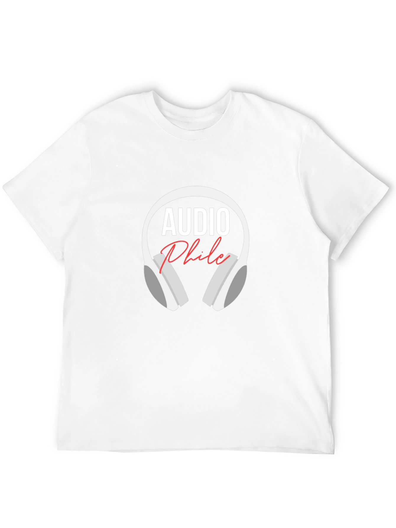Audio Phile Graphic Tee - Music Lovers T-Shirt