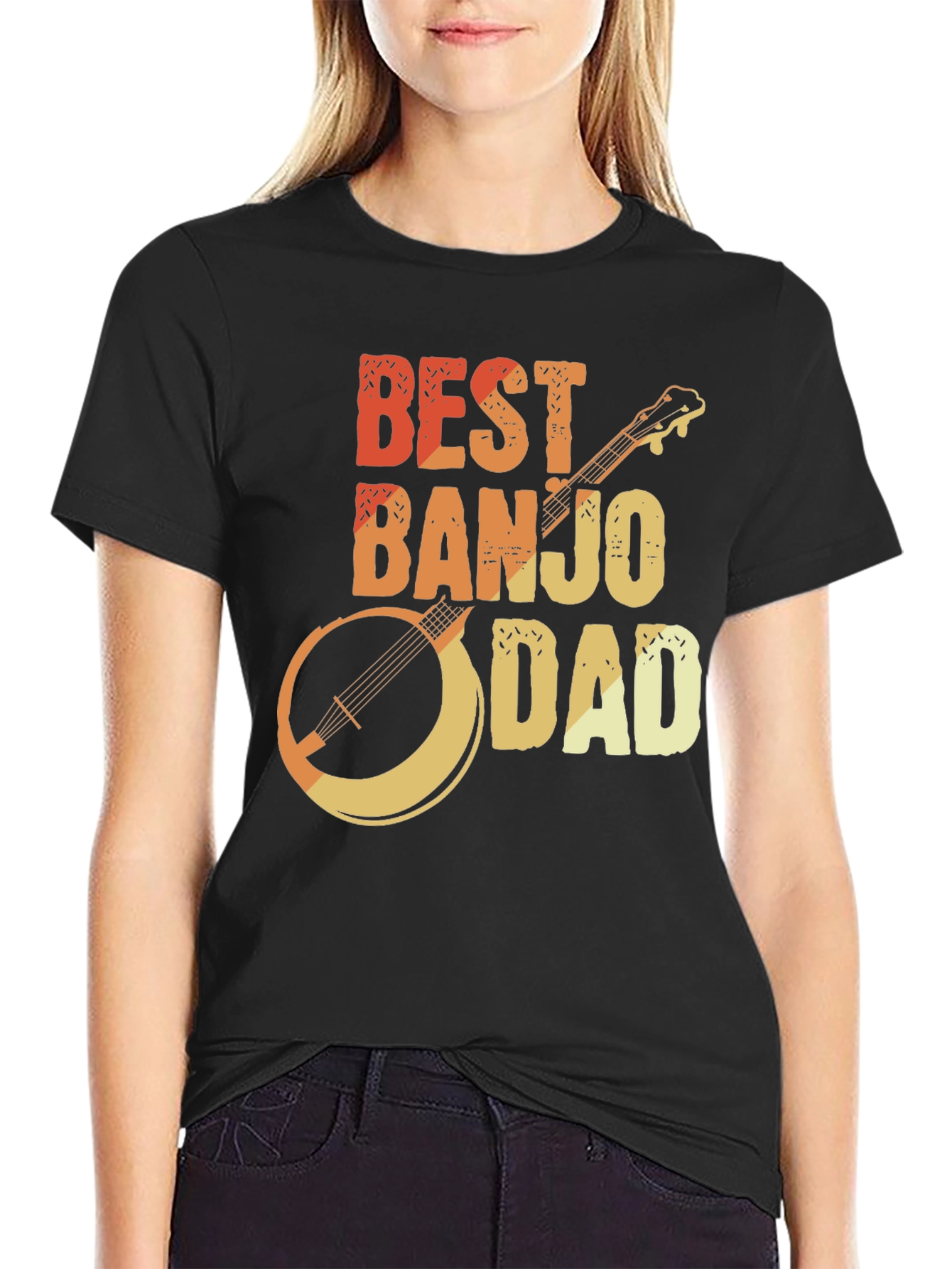 Best Banjo Dad T-Shirt - Music Lovers Gift