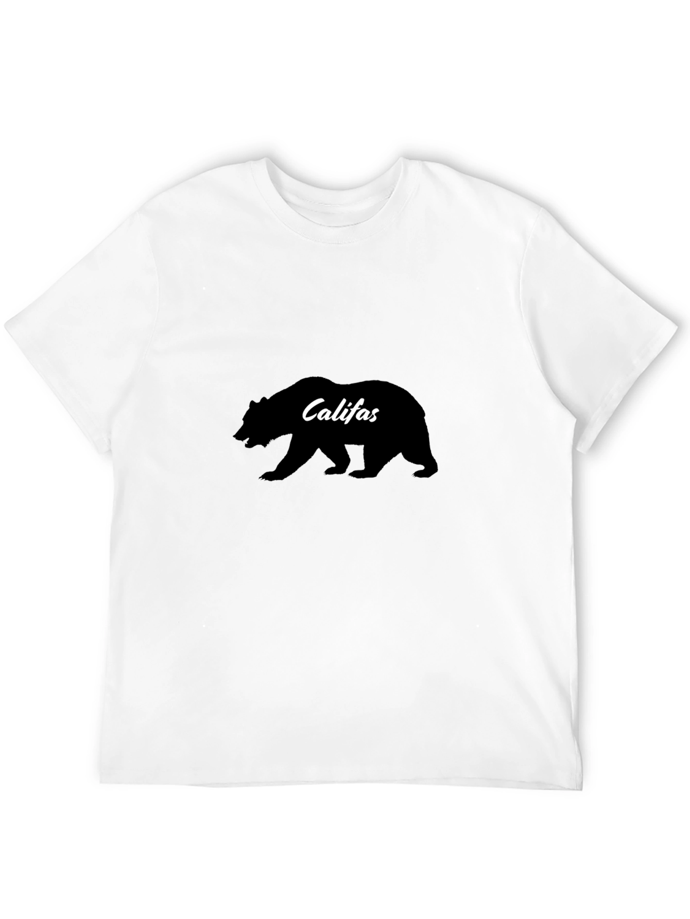 Califas Bear Graphic T-Shirt - Black