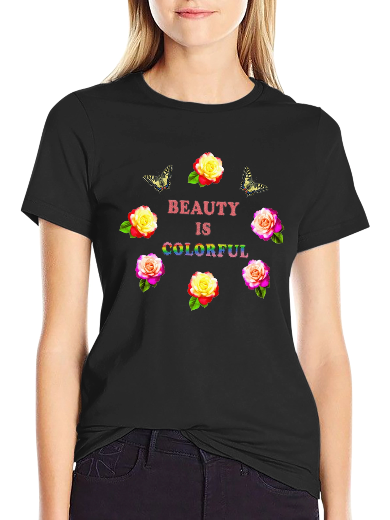 Beauty Is Colorful Graphic Tee