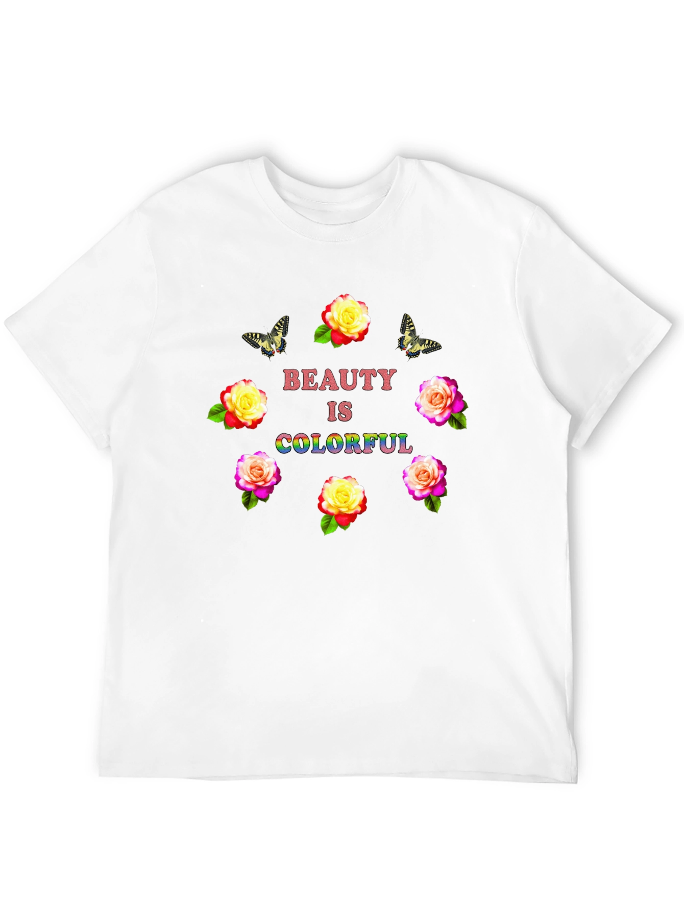 Beauty Is Colorful Graphic Tee