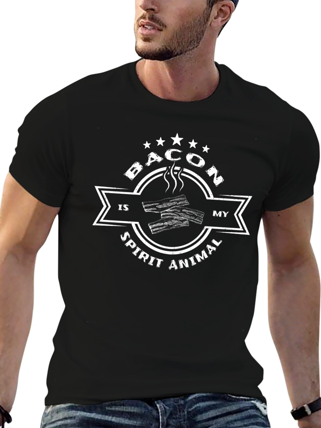 Bacon is My Spirit Animal Graphic Tee