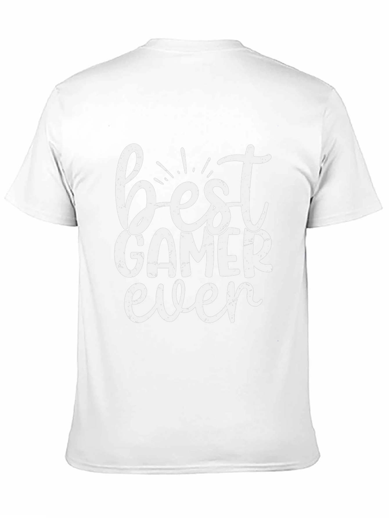 Best Gamer Ever Black Graphic Tee Shirt