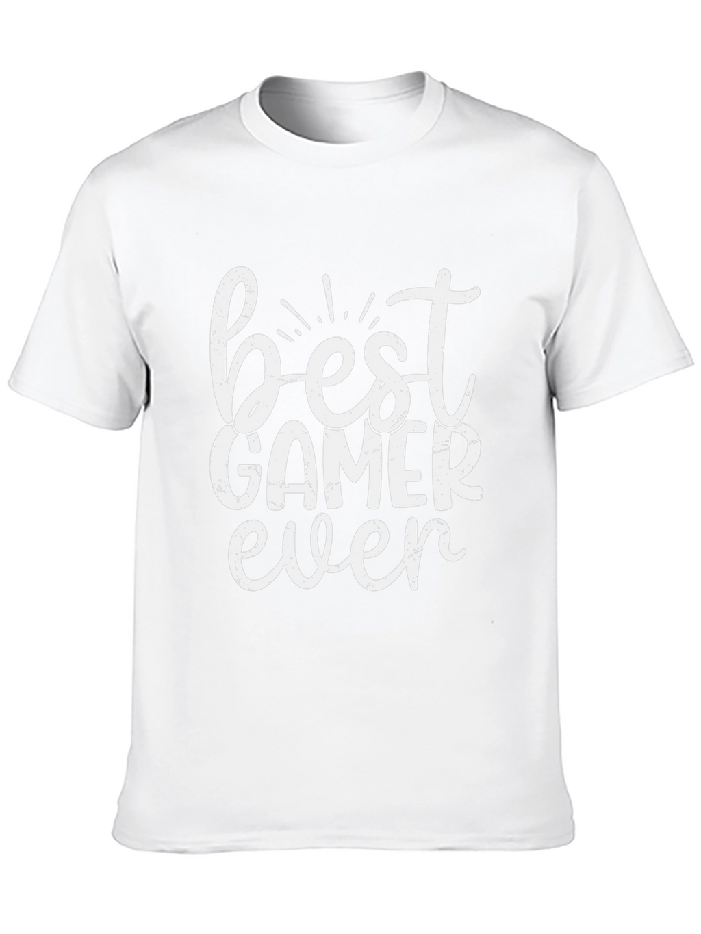 Best Gamer Ever Black Graphic Tee Shirt
