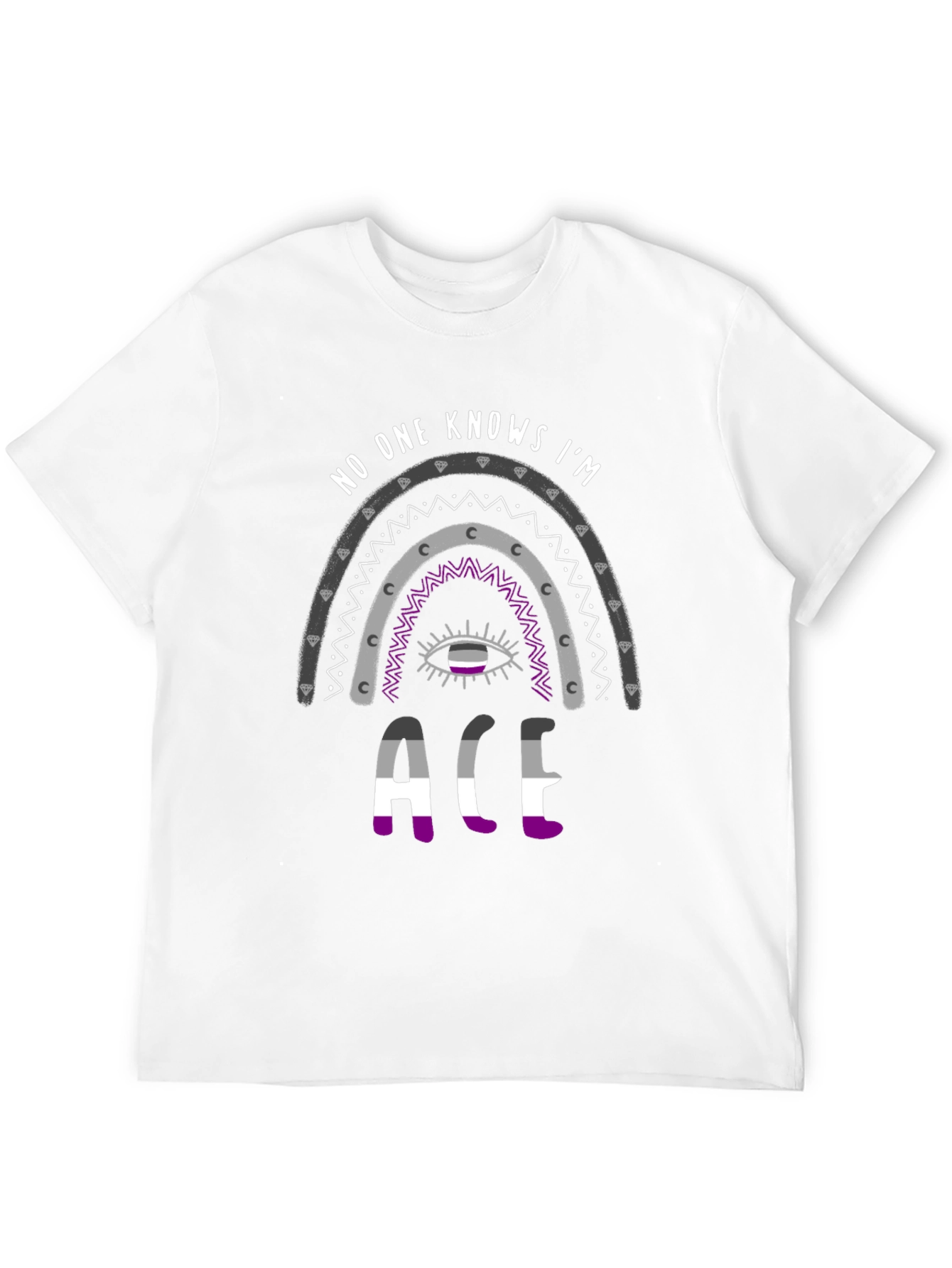 Asexual Pride Rainbow T-Shirt
