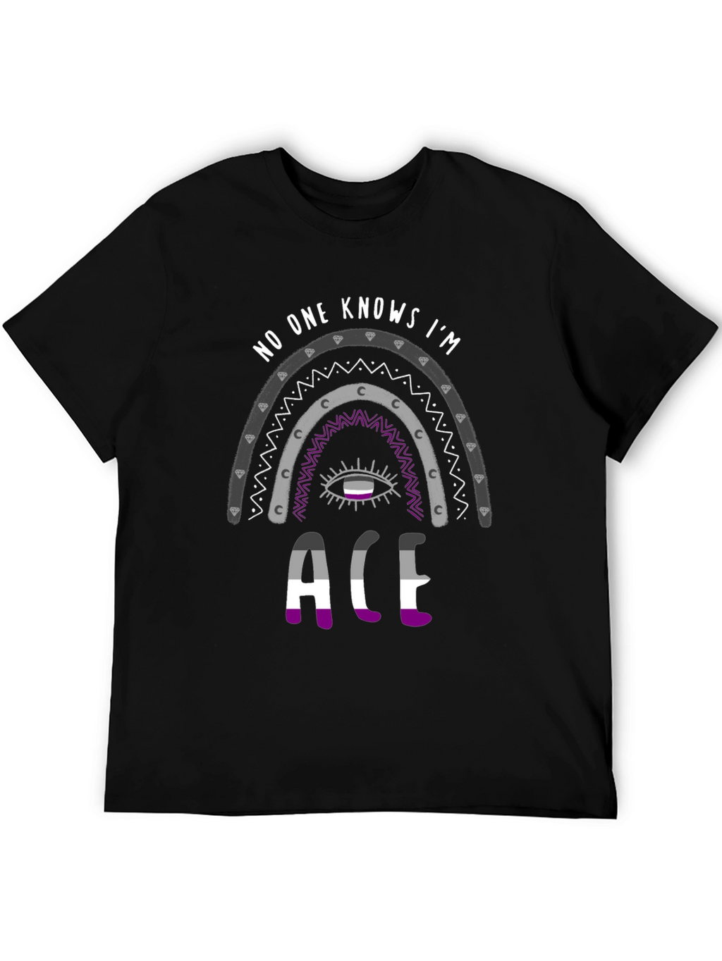 Asexual Pride Rainbow T-Shirt