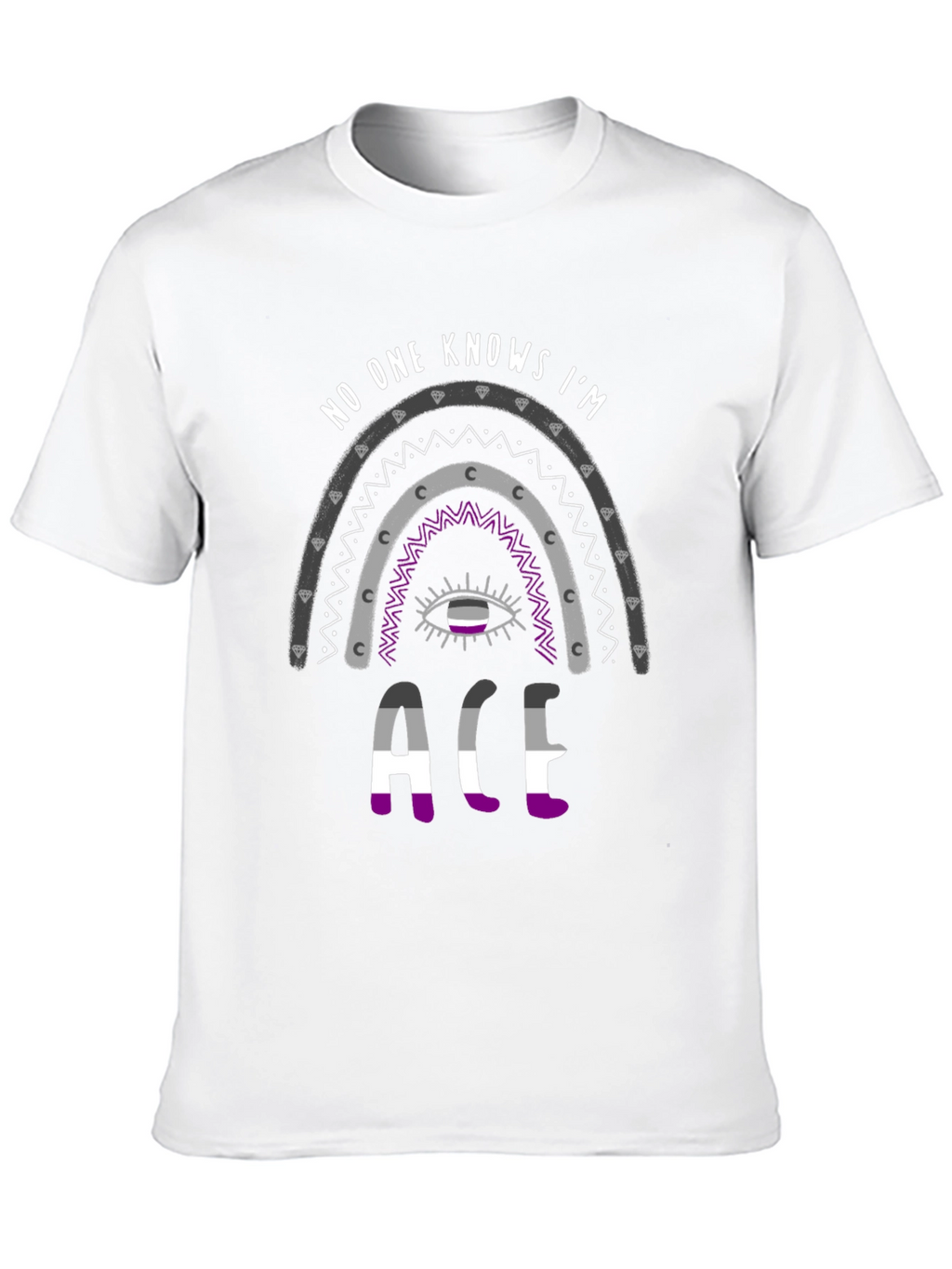 Asexual Pride Rainbow T-Shirt