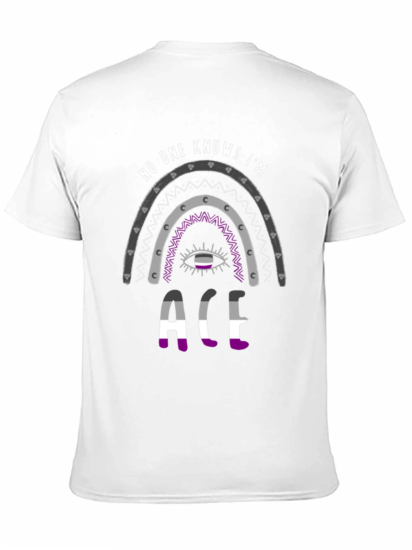 Asexual Pride Rainbow T-Shirt