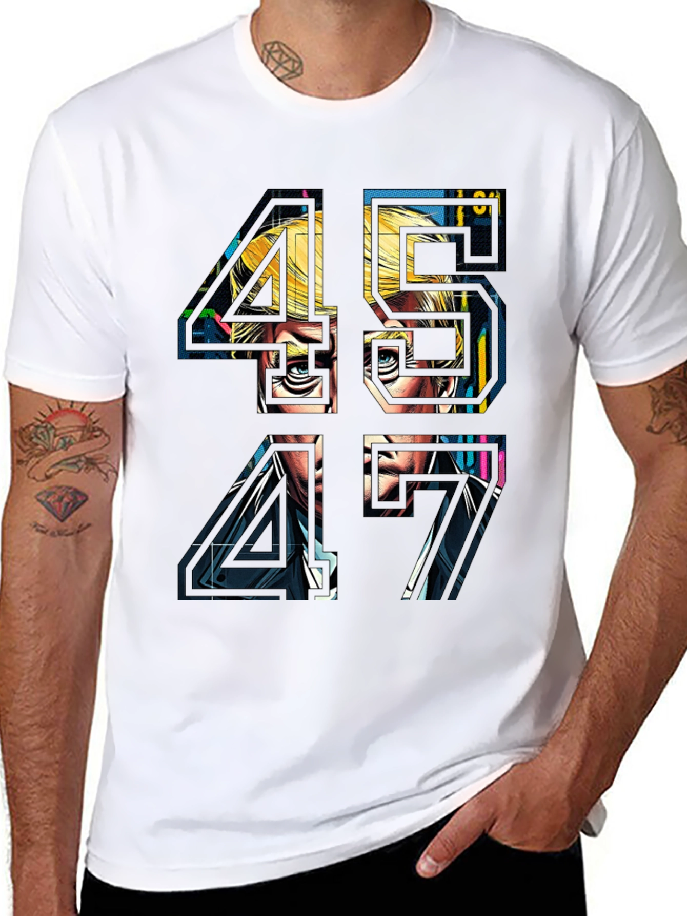 47 Graphic Print T-Shirt
