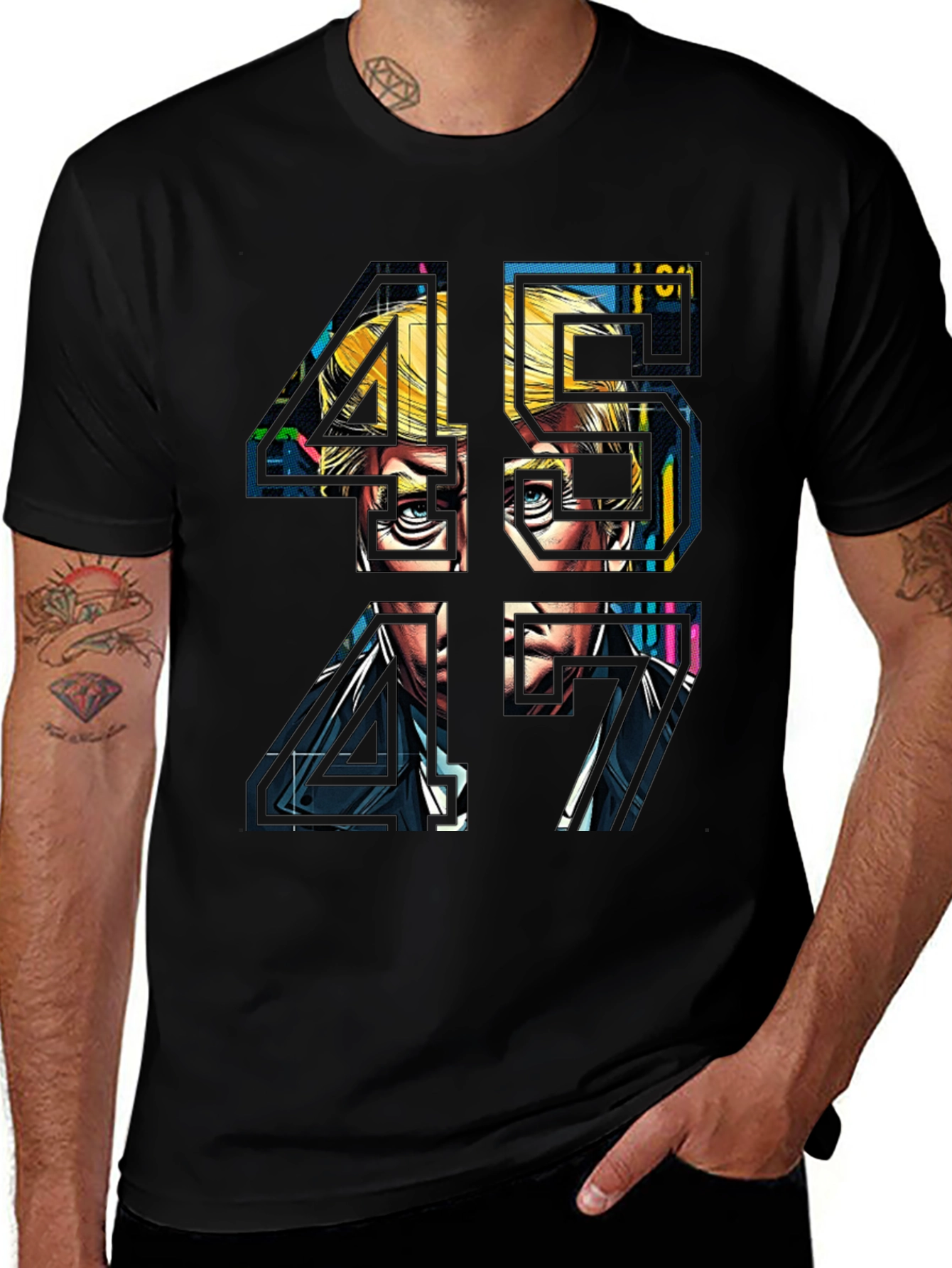 47 Graphic Print T-Shirt