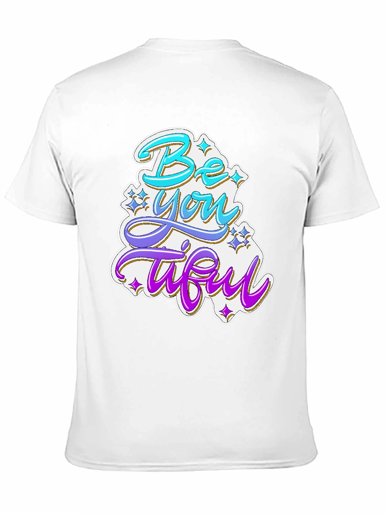 Be You Tiful Graphic Tee - Stylish Black T-Shirt