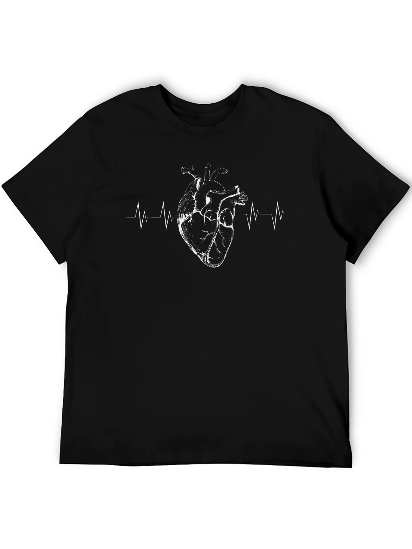 Anatomical Heartbeat Graphic T-Shirt