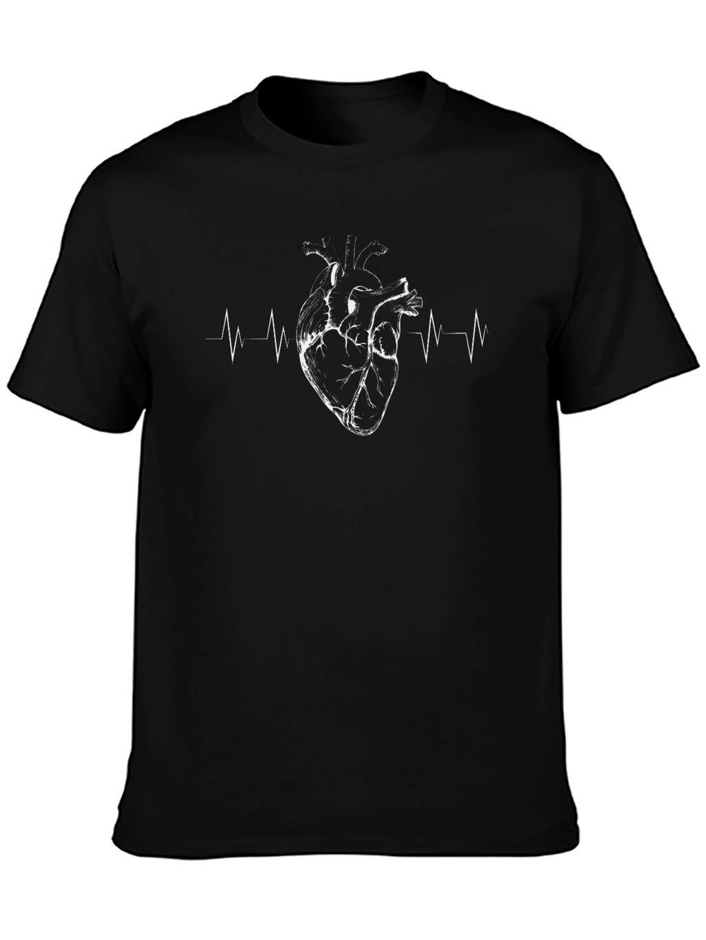 Anatomical Heartbeat Graphic T-Shirt