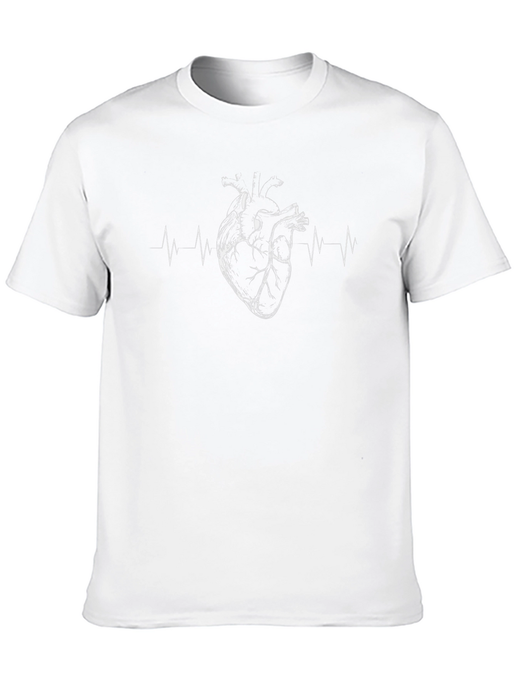 Anatomical Heartbeat Graphic T-Shirt