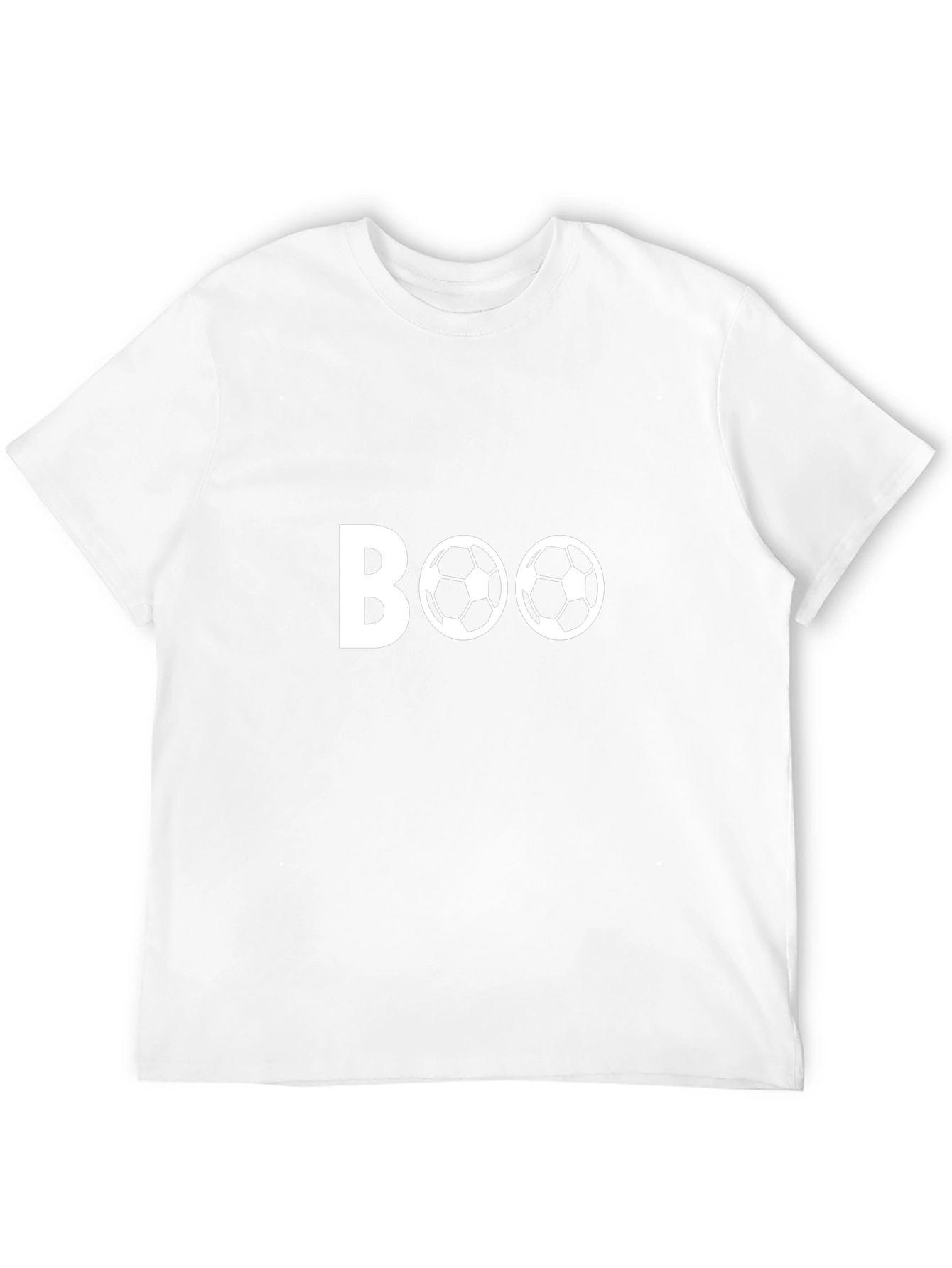 Boo Soccer Black T-Shirt: Sporty Halloween Fun