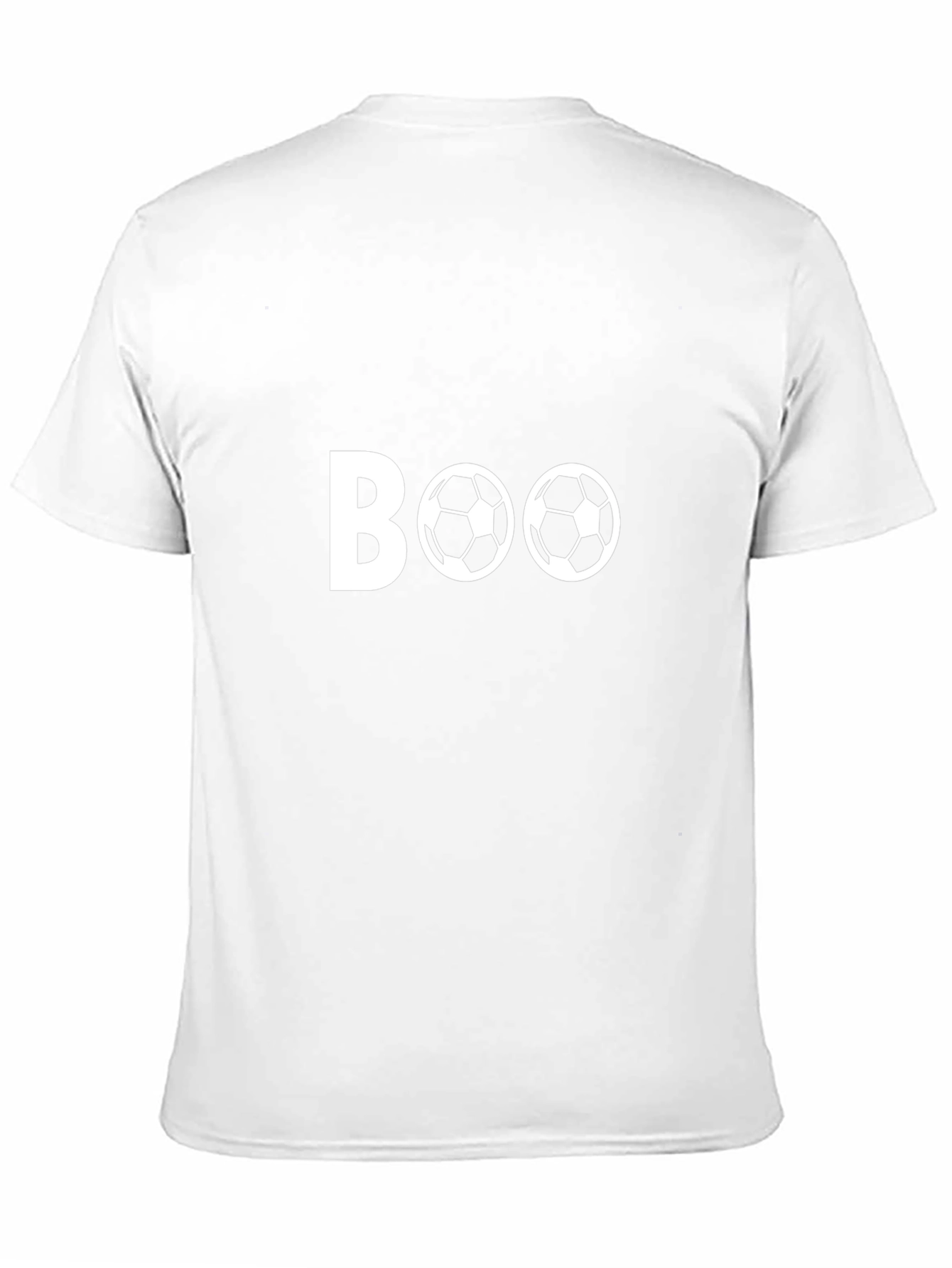 Boo Soccer Black T-Shirt: Sporty Halloween Fun