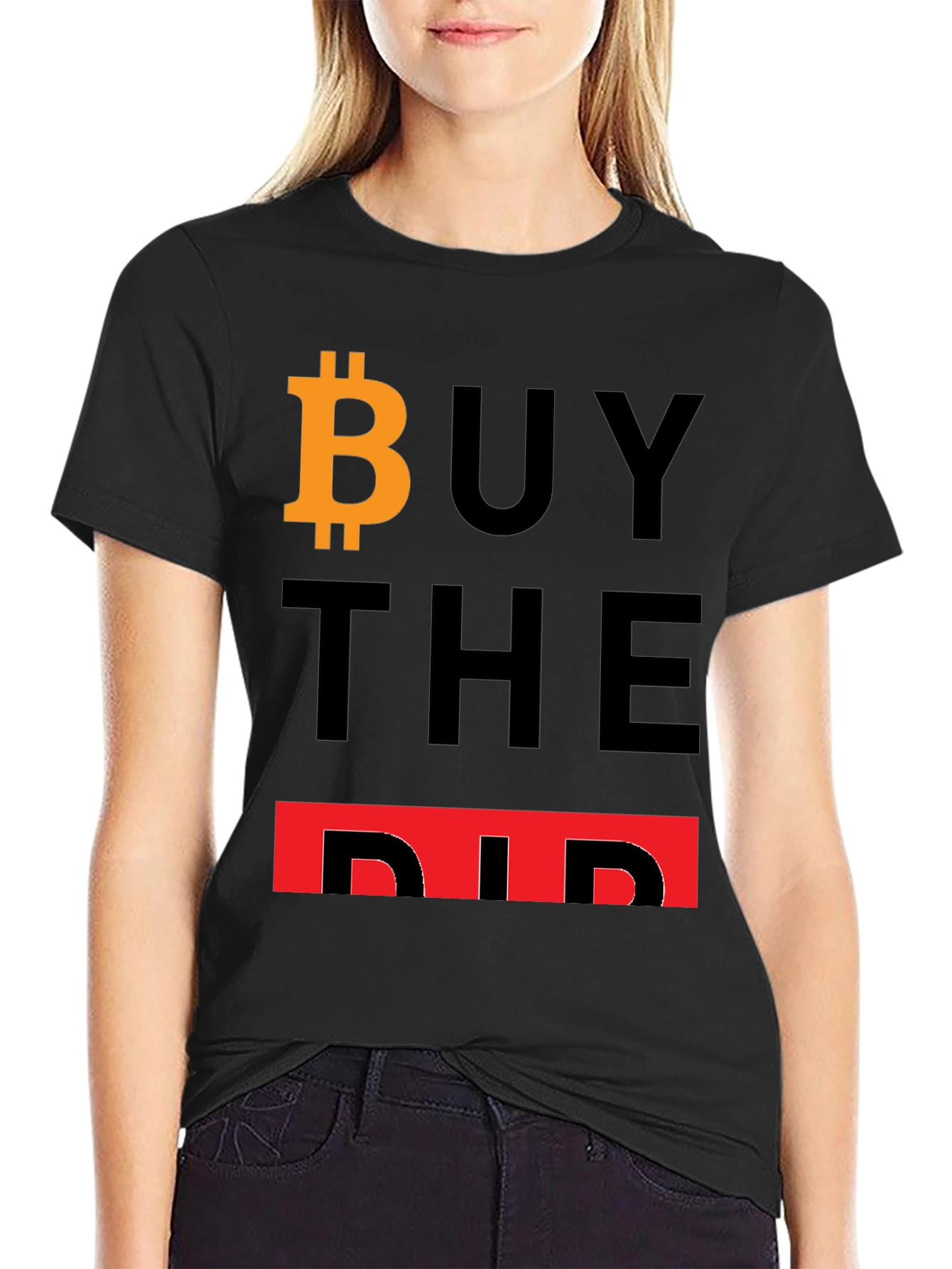 Buy The Dip Bitcoin T-Shirt Crypto HODL Investor