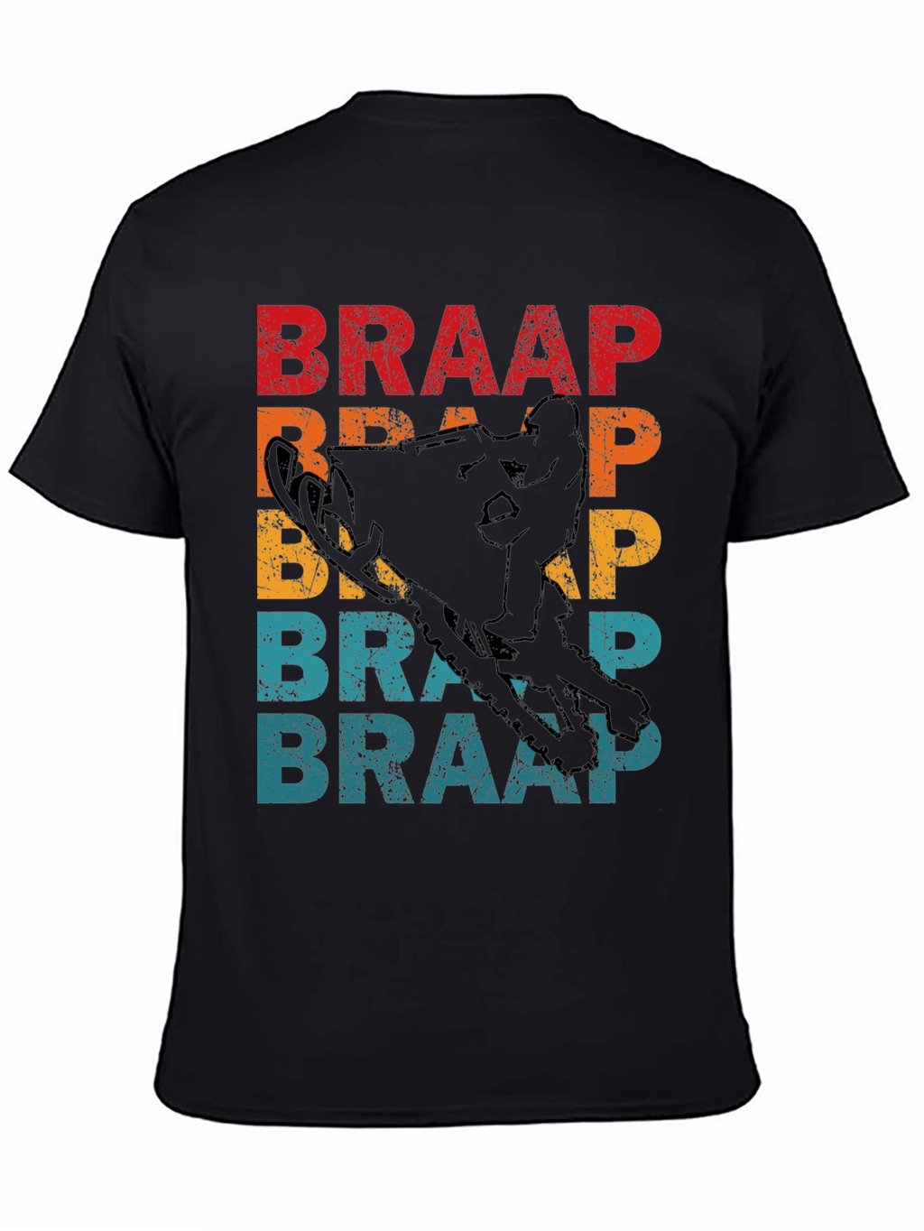 Braap Snowmobile Graphic Tee - Retro Style