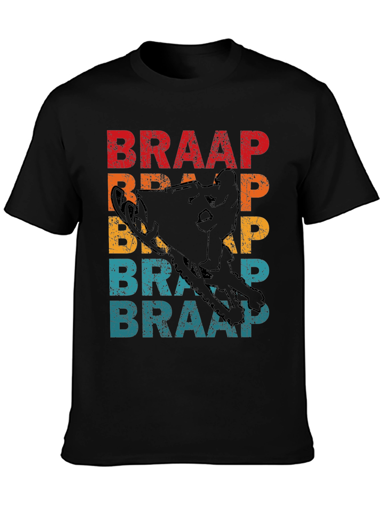 Braap Snowmobile Graphic Tee - Retro Style