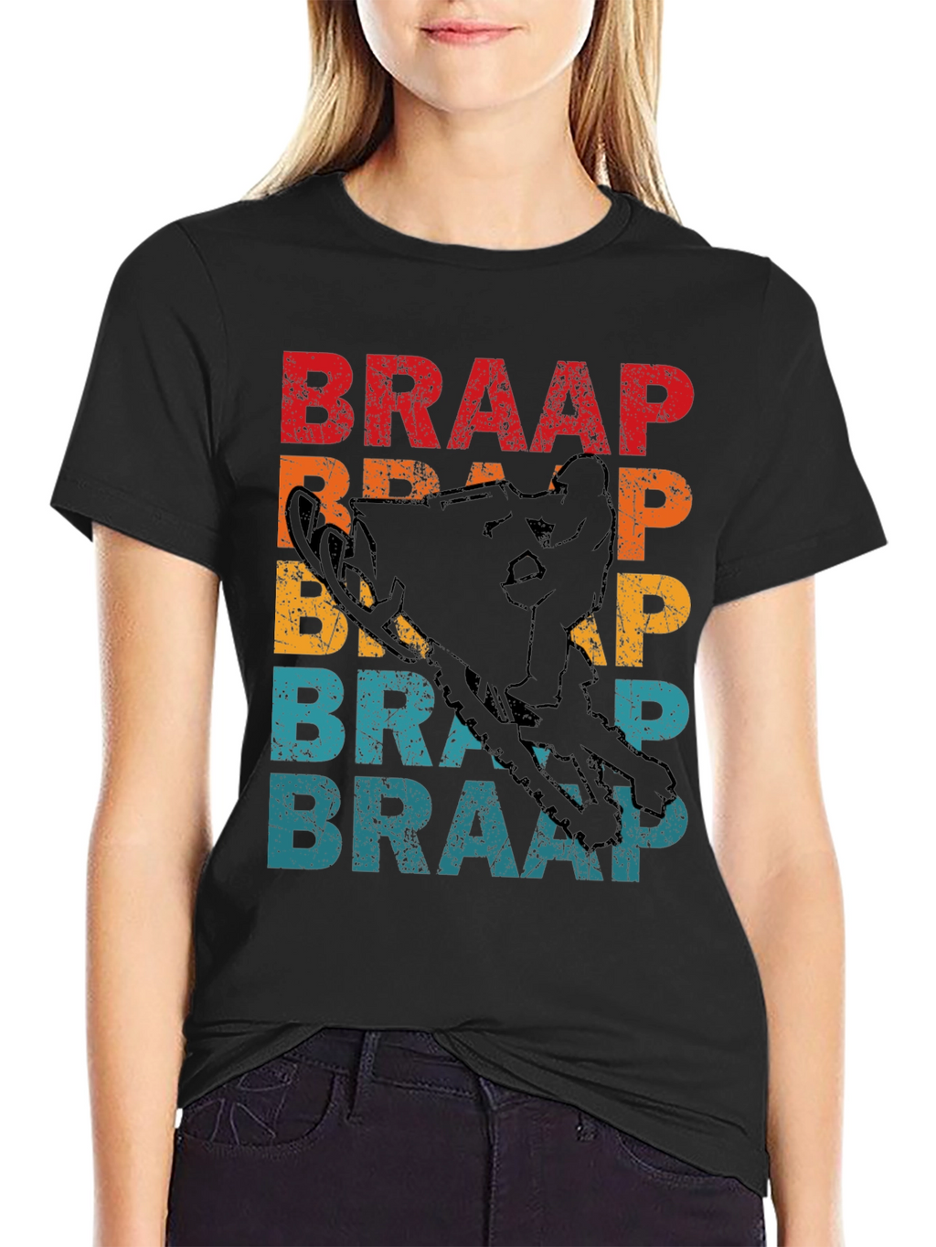 Braap Snowmobile Graphic Tee - Retro Style