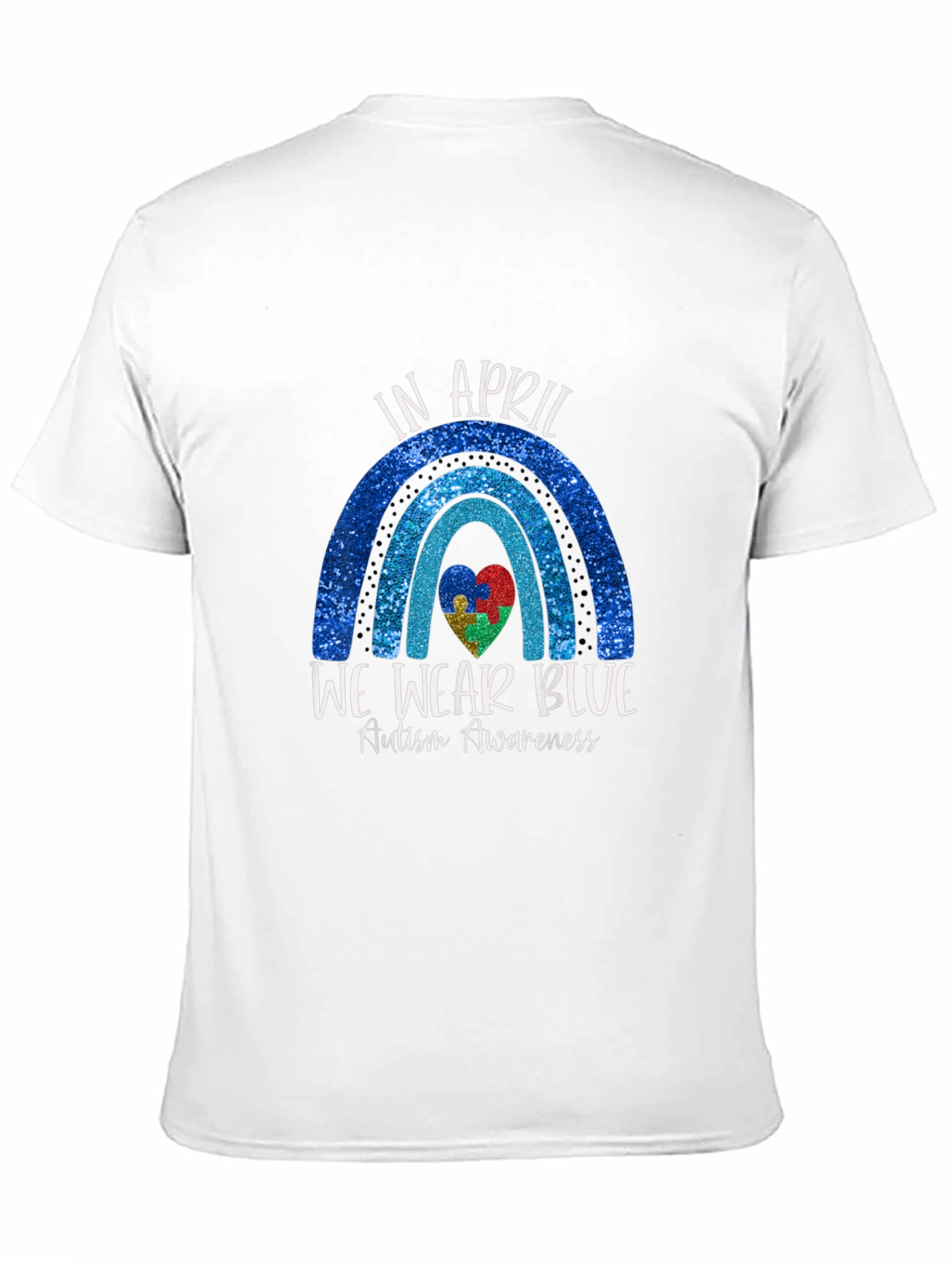 Autism Awareness T-Shirt - In April We Wear Blue