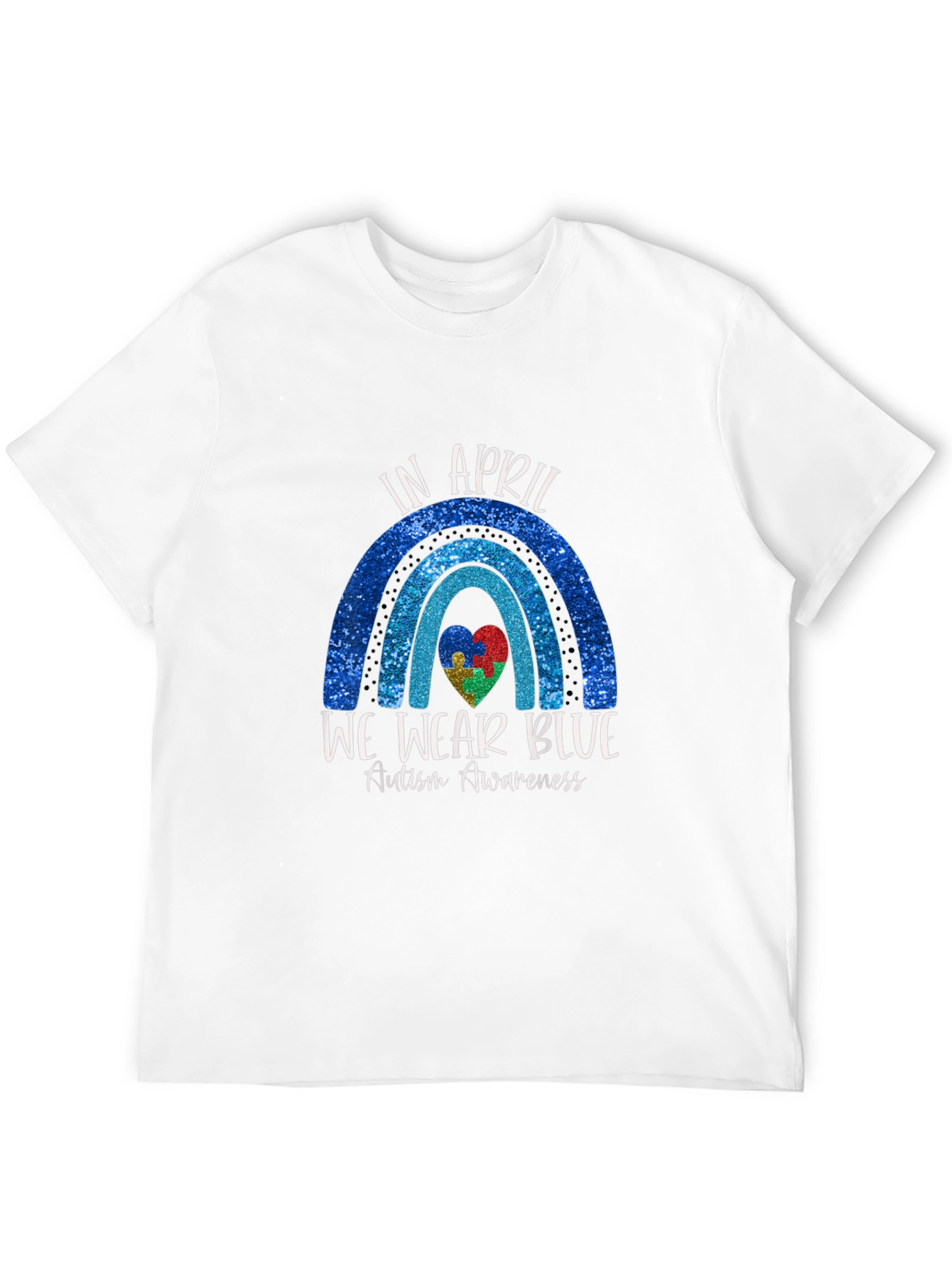 Autism Awareness T-Shirt - In April We Wear Blue