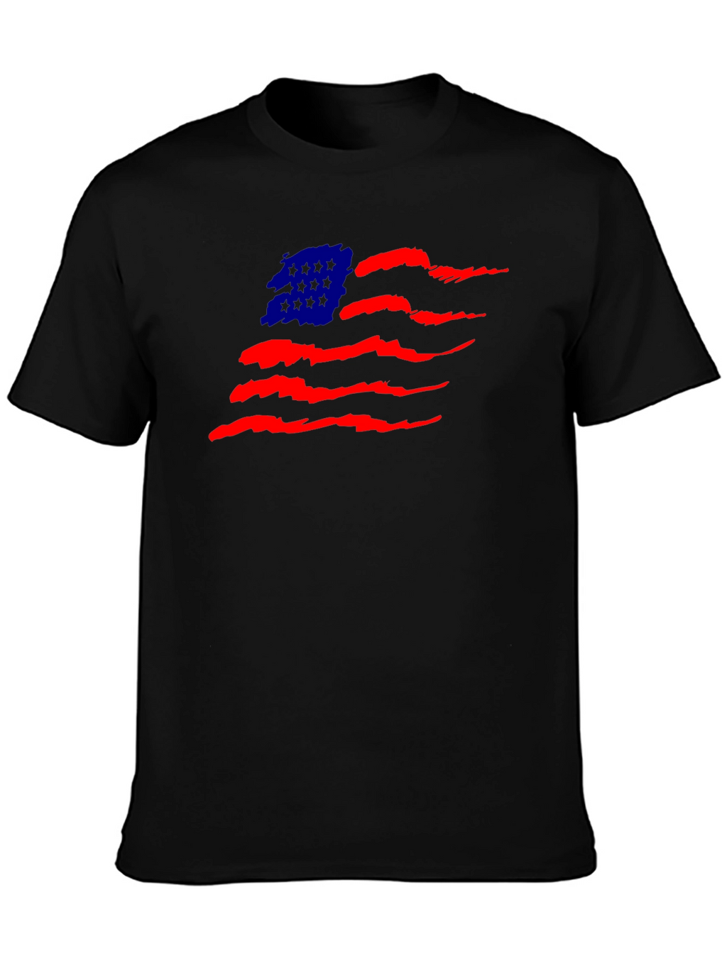 American Flag Graphic Tee - Patriotic Style