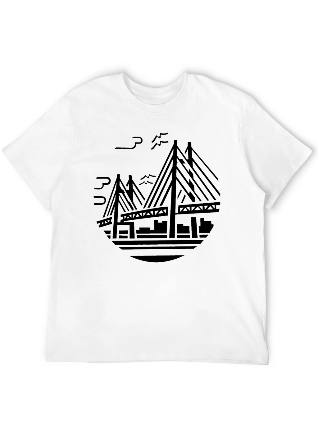 Bridge Graphic Black T-Shirt