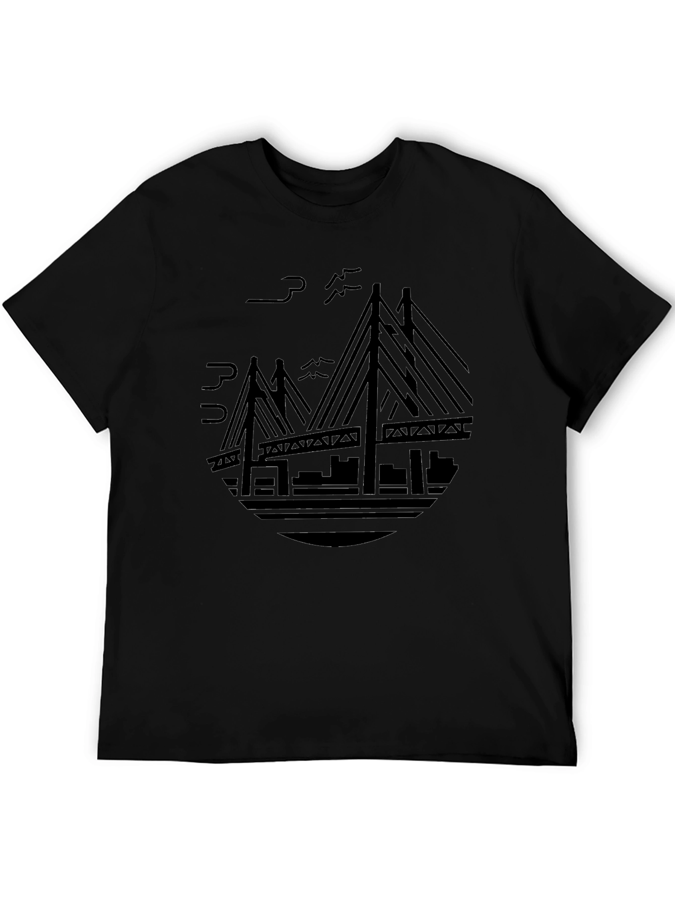 Bridge Graphic Black T-Shirt