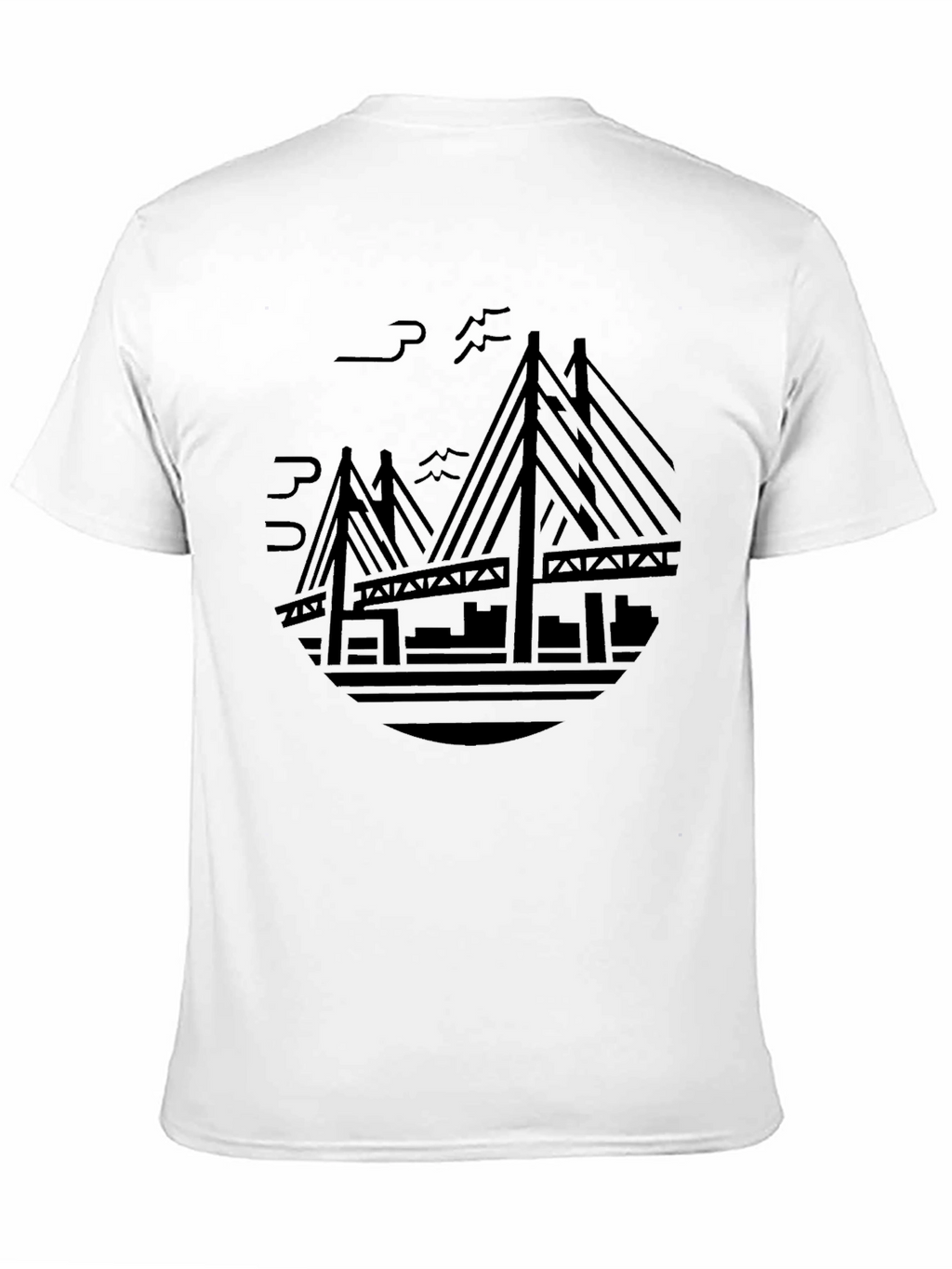 Bridge Graphic Black T-Shirt