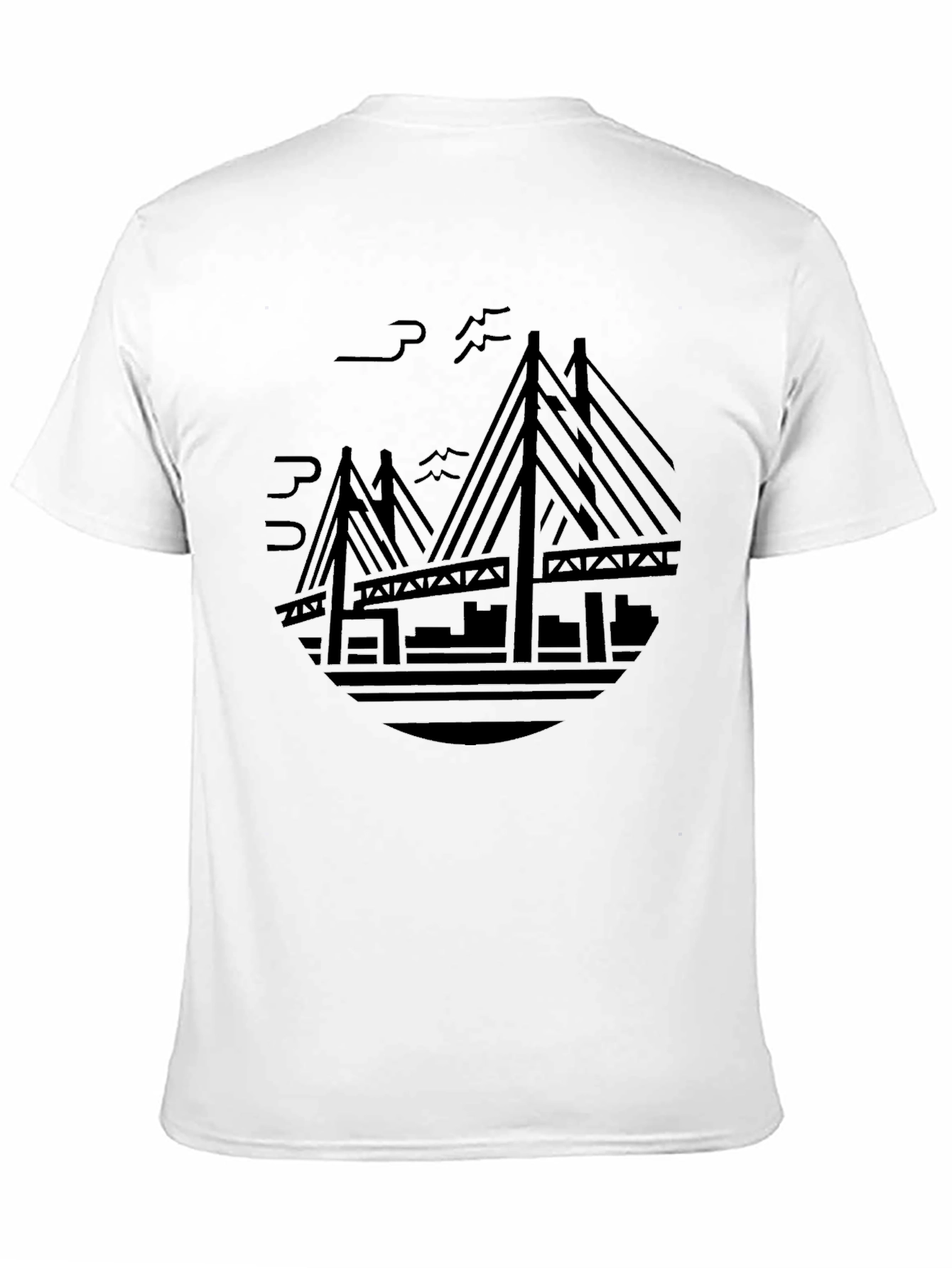 Bridge Graphic Black T-Shirt