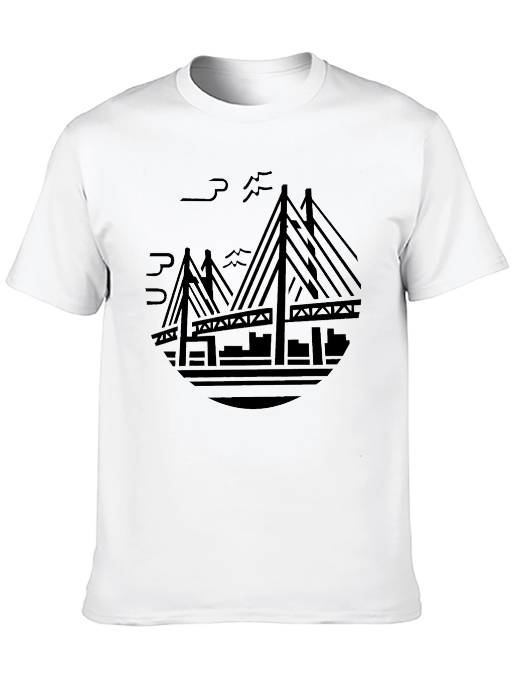 Bridge Graphic Black T-Shirt