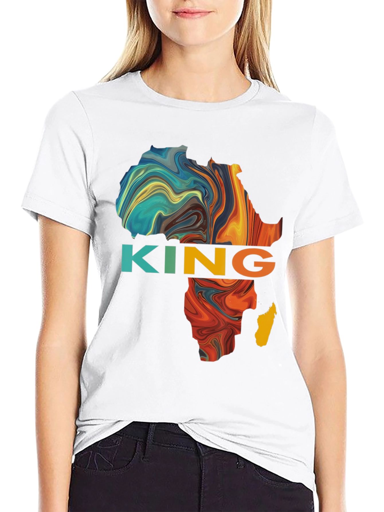 African King Graphic T-Shirt