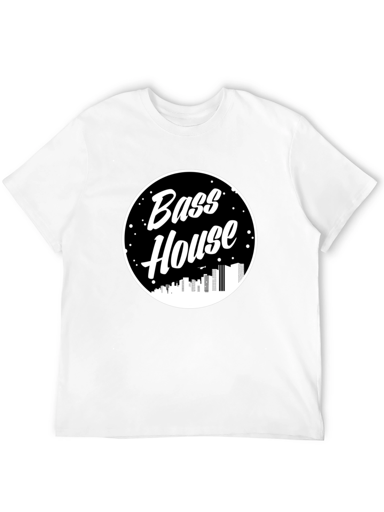 Bass House Black T-Shirt - EDM Music Rave Apparel
